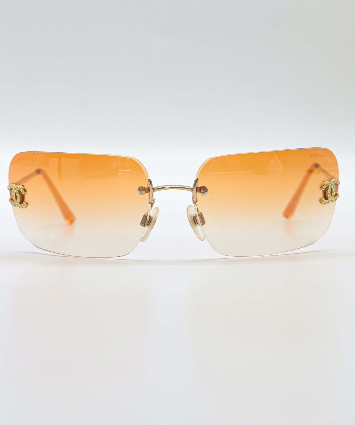 Chanel Orange CC Glasses AGC3880