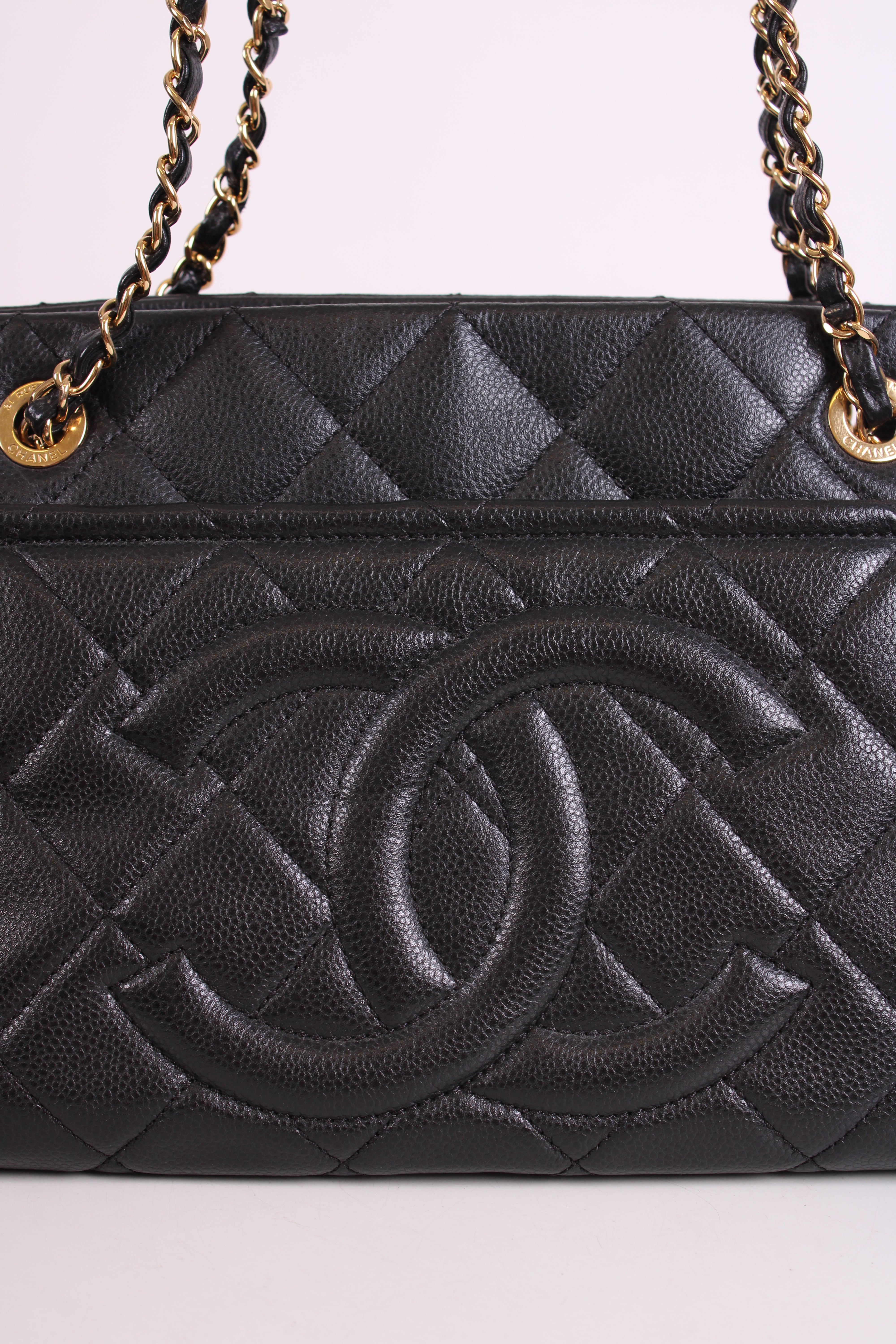 Chanel Timeless CC Caviar Tote Black