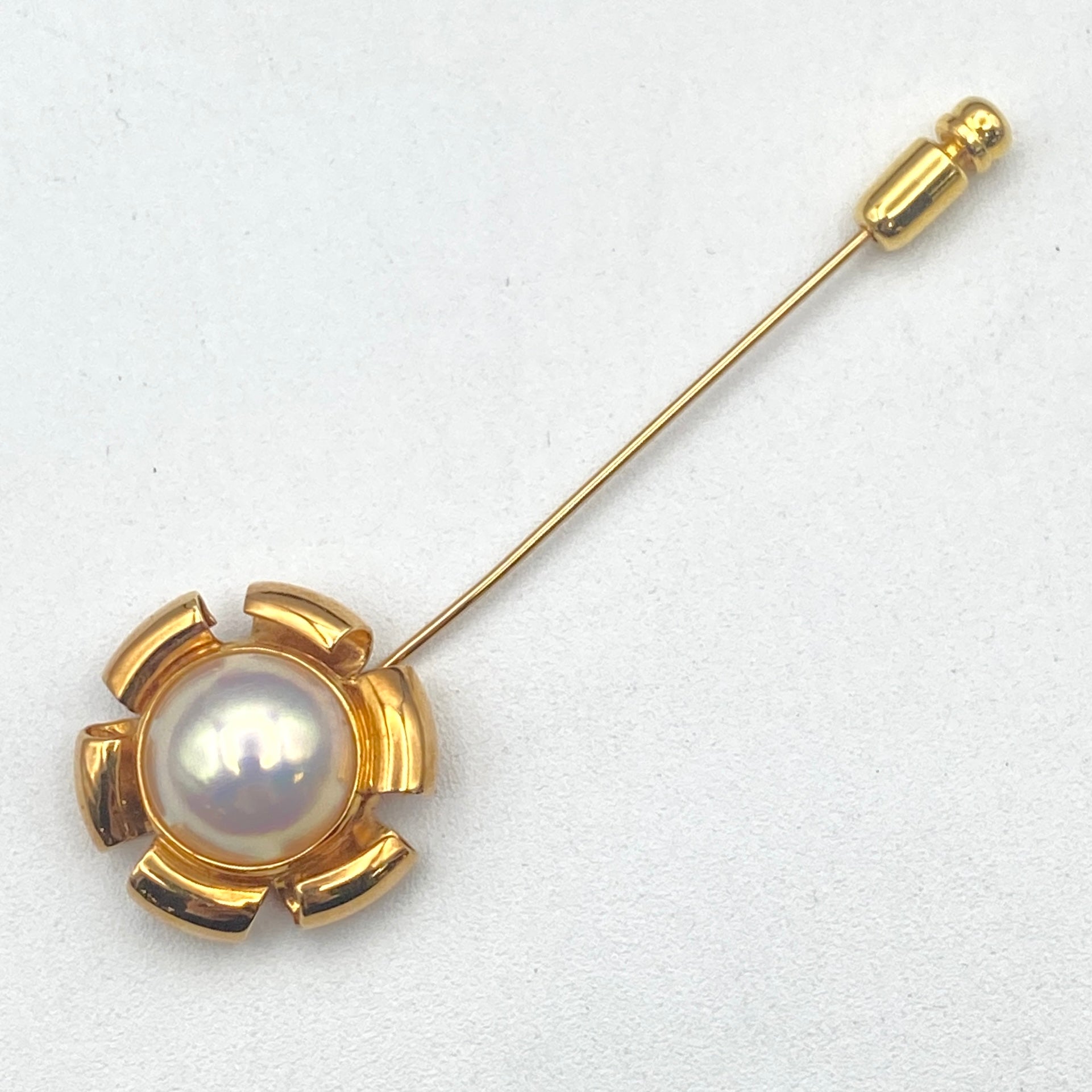 50484 TASAKI K18 Mabe Pearl Broach MP約12.6㎜ 8.7g