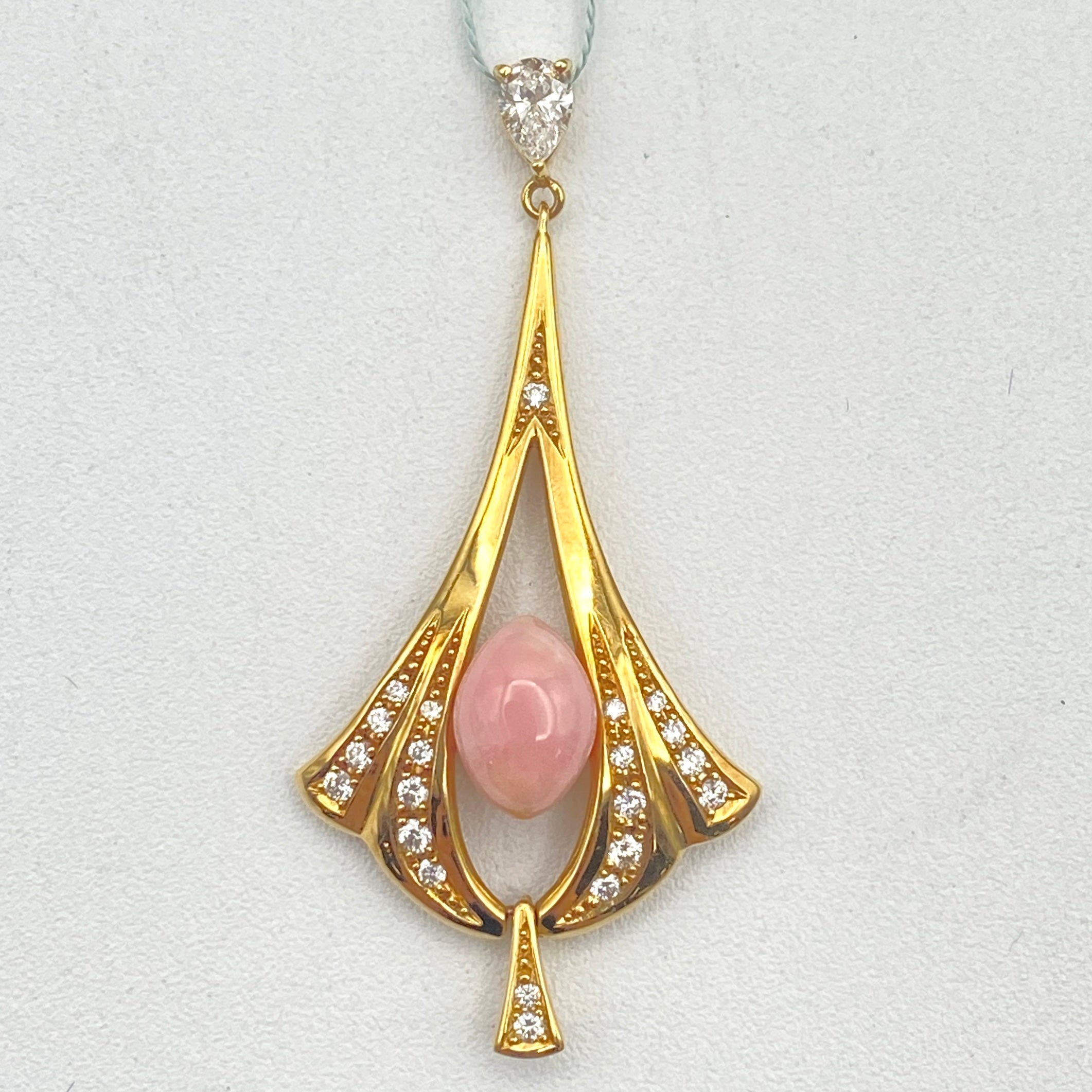 49738 BelEclat K18 Concrete Pearl Pen Top KP2.92 D0.59 5.3g China-Soviet