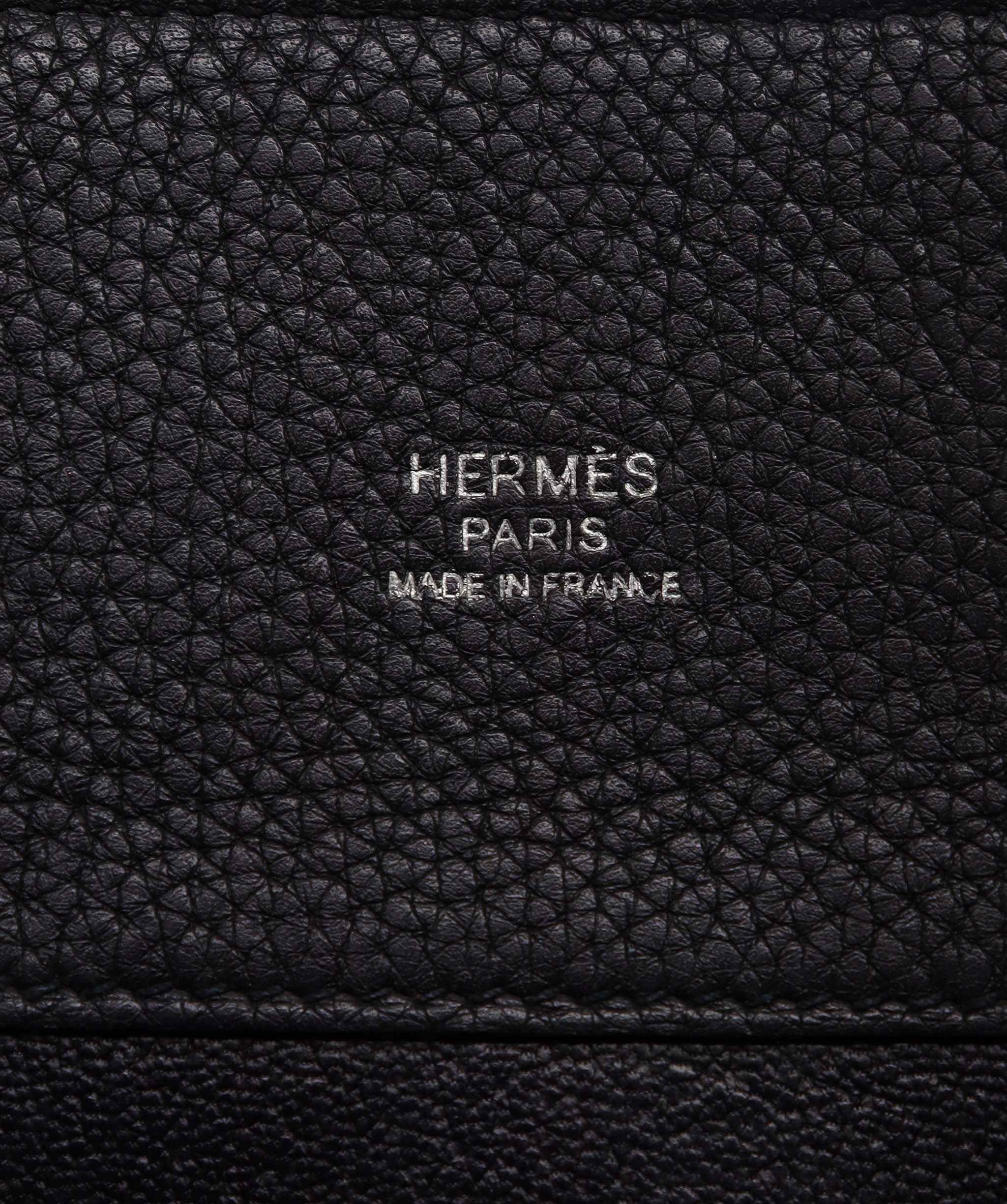 HERMES SO KELLY 26 BLACK TOGO SHOULDER BAG □N DXBS2198