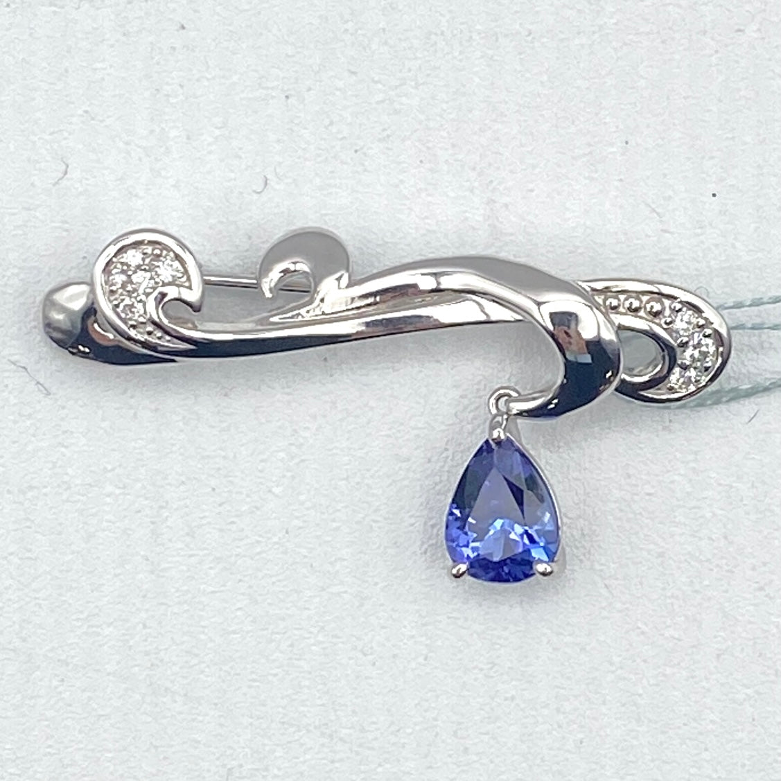 50458 Pt950/K14W Tanza Broach TNZ1.07 D0.06 5.9g