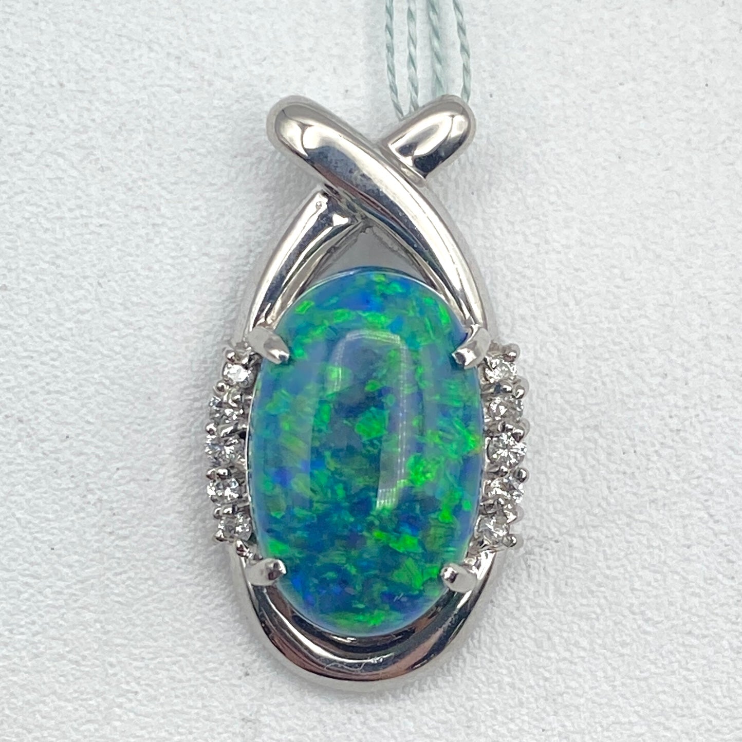 50539 Pt900 Black Opal Pen Top BOP4.79 D0.10 7.8g GRJ