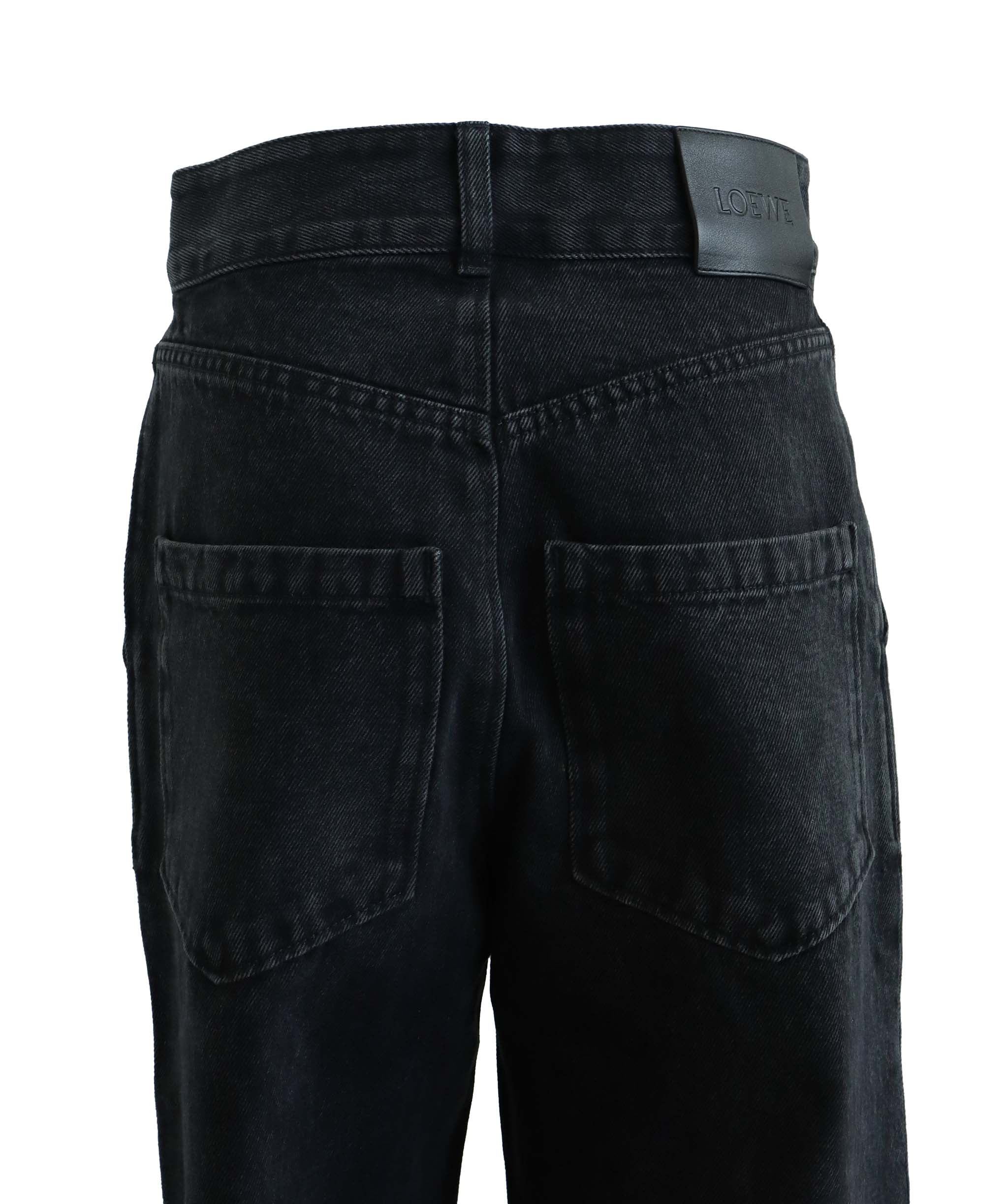 LOEWE BLACK PANTS BLACK SIZE 32 ASC7257