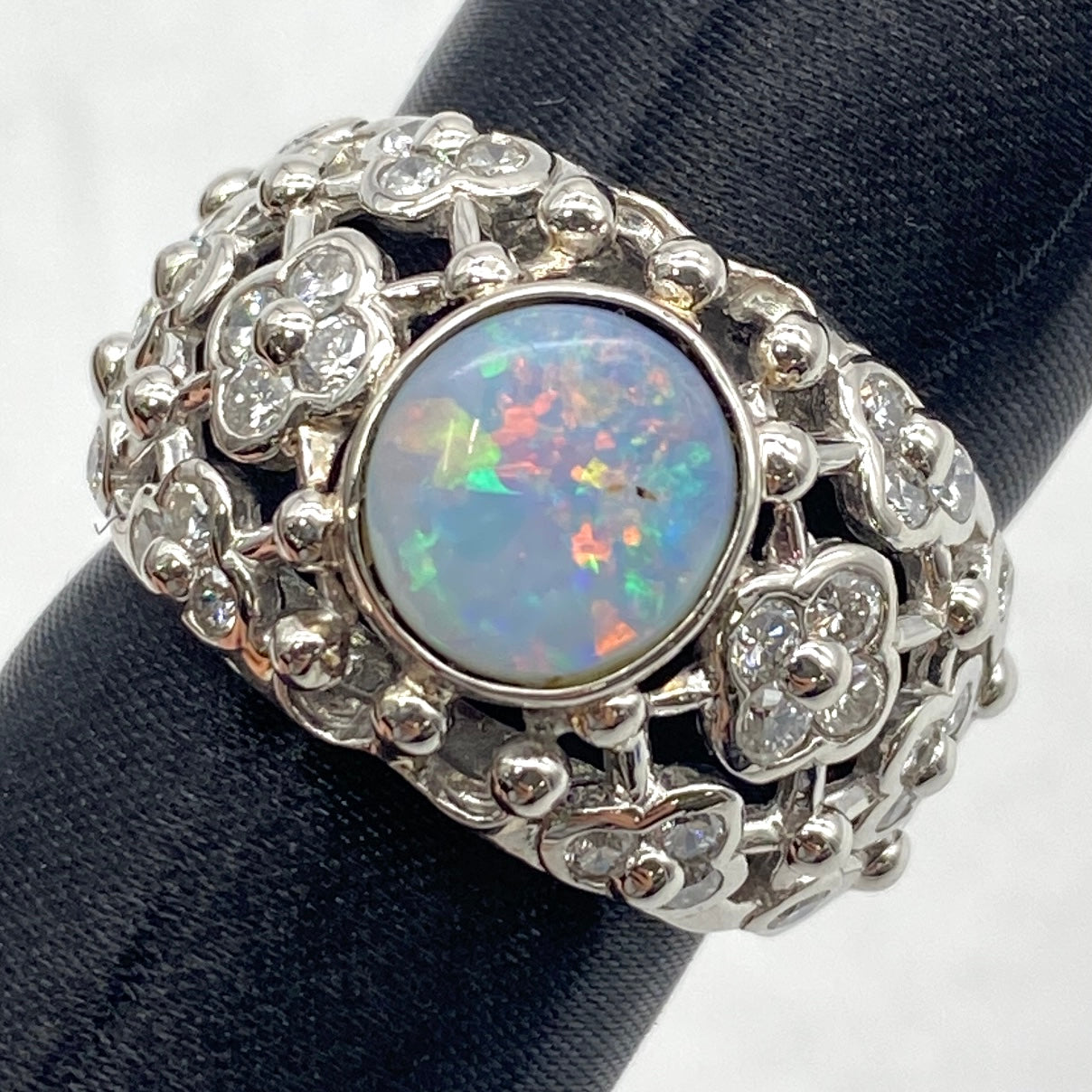 25-44524-0 PT900 Boulder Opal Ring BOP 2.23 DA 0.87 16.1g