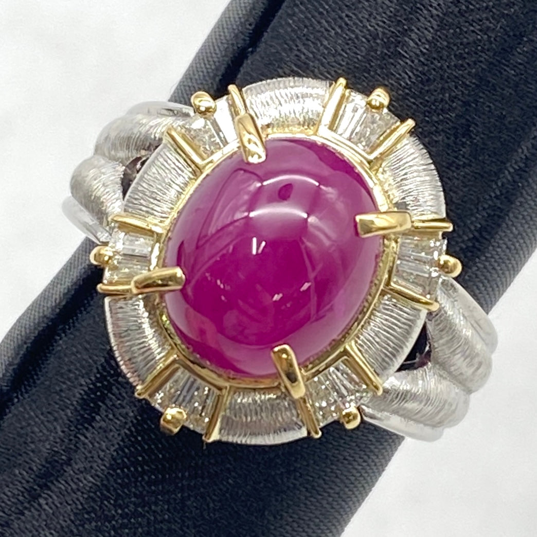 25-61380-0 K18/PT900 Ruby Ring RU 6.51 DA 0.340 13.1g Other Appraisals