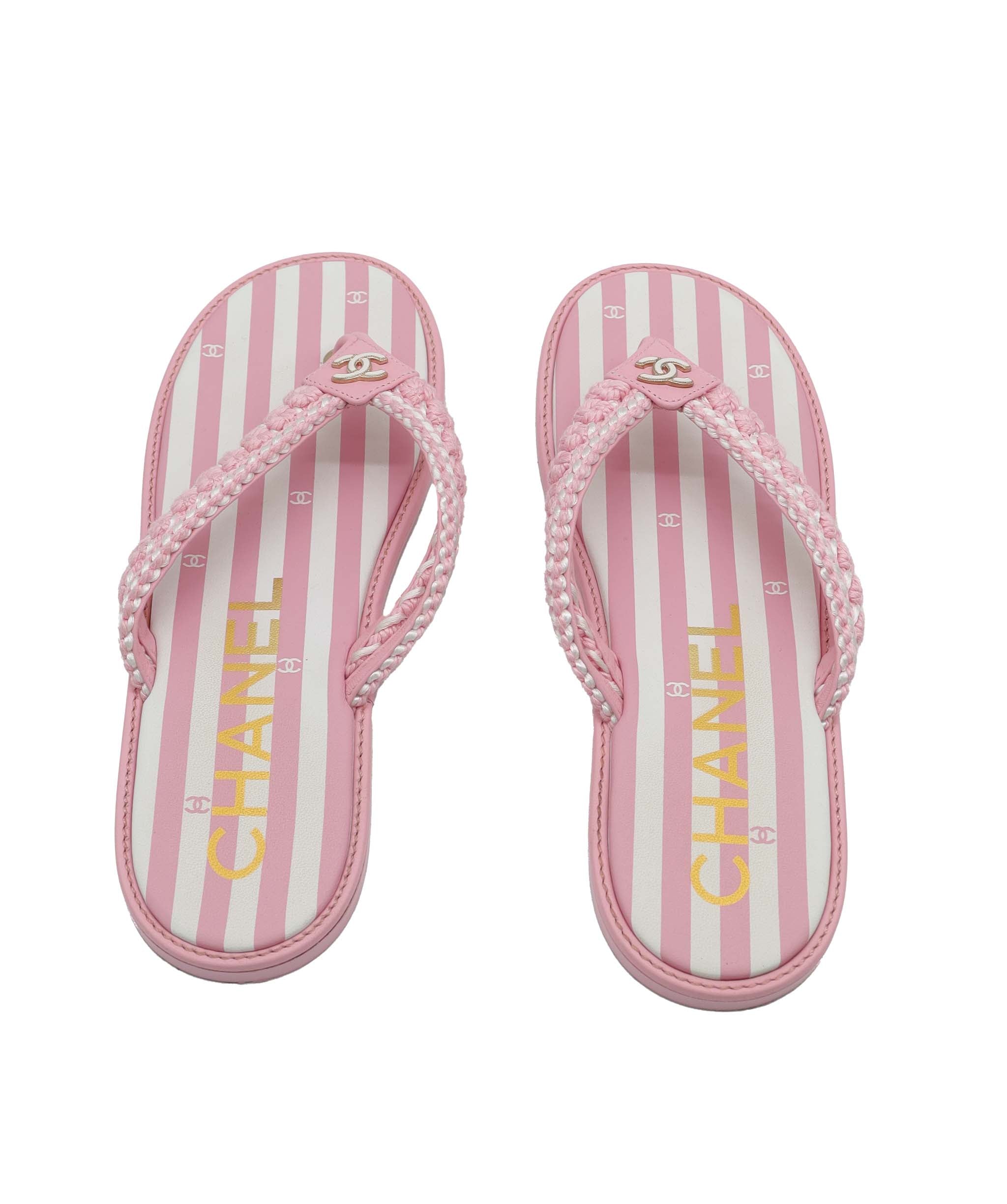CHANEL SANDALS PINK SIZE 39 ASC7303