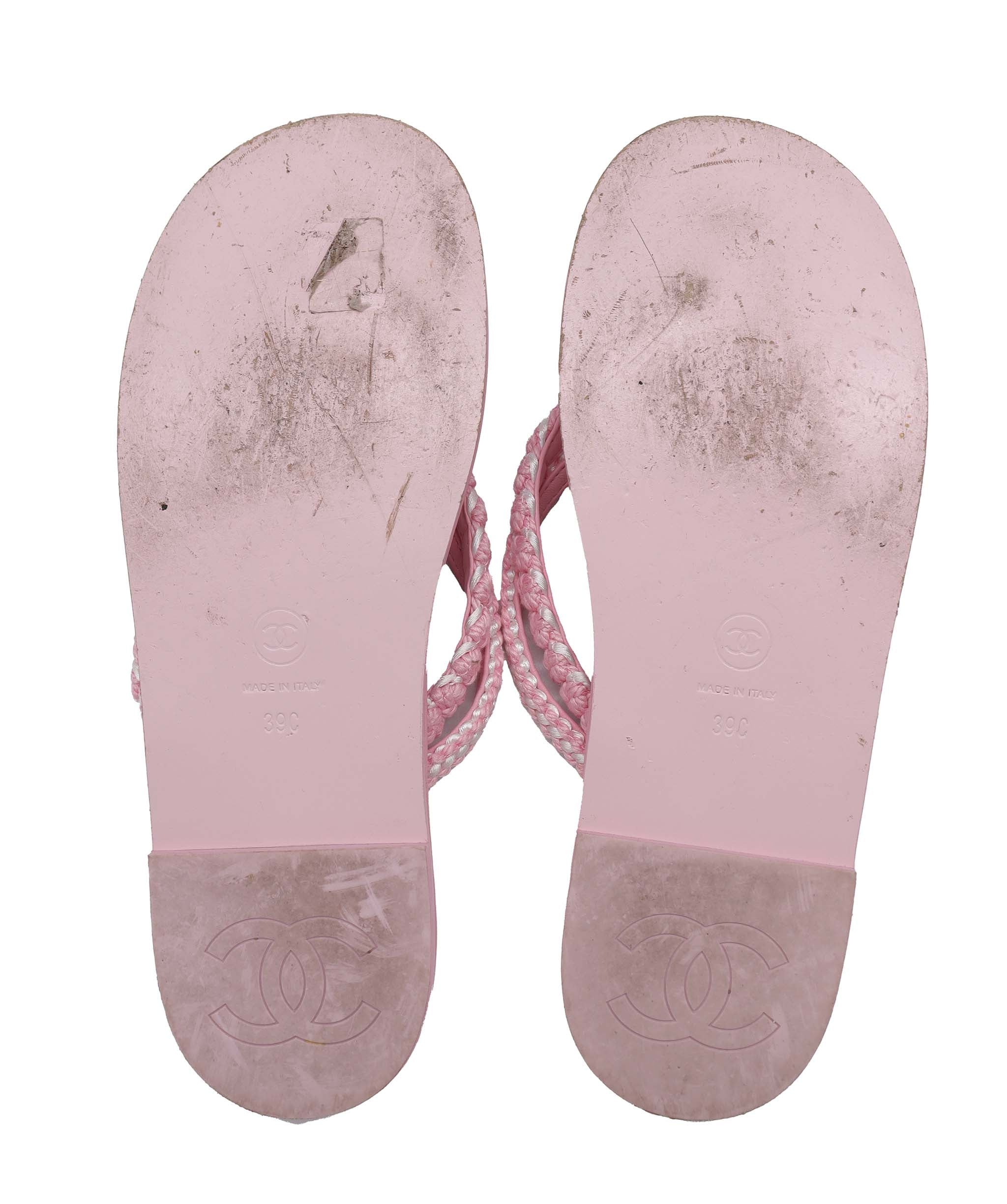 CHANEL SANDALS PINK SIZE 39 ASC7303