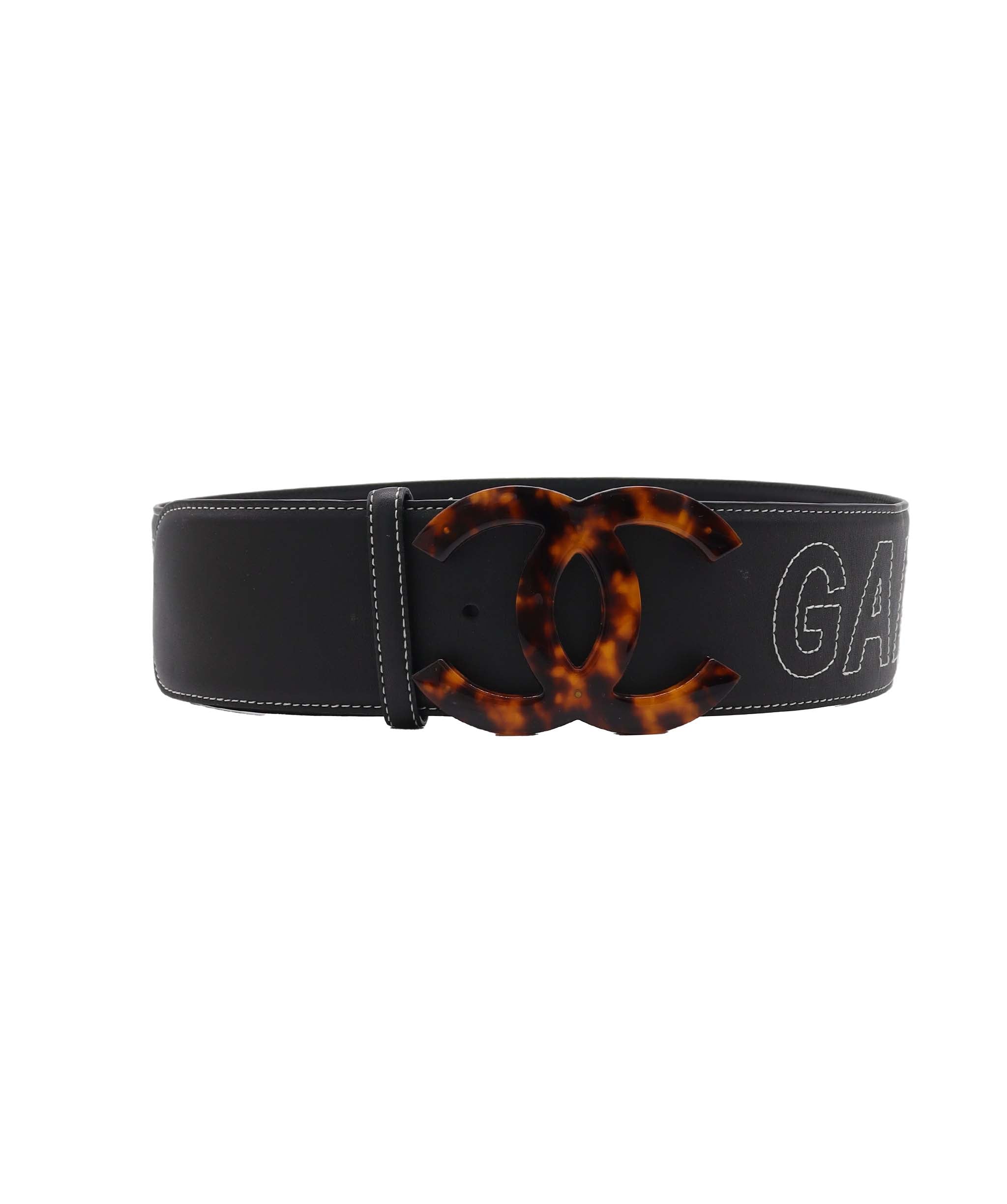CHANEL "GABRIELLE" BELT BLACK ASC7312