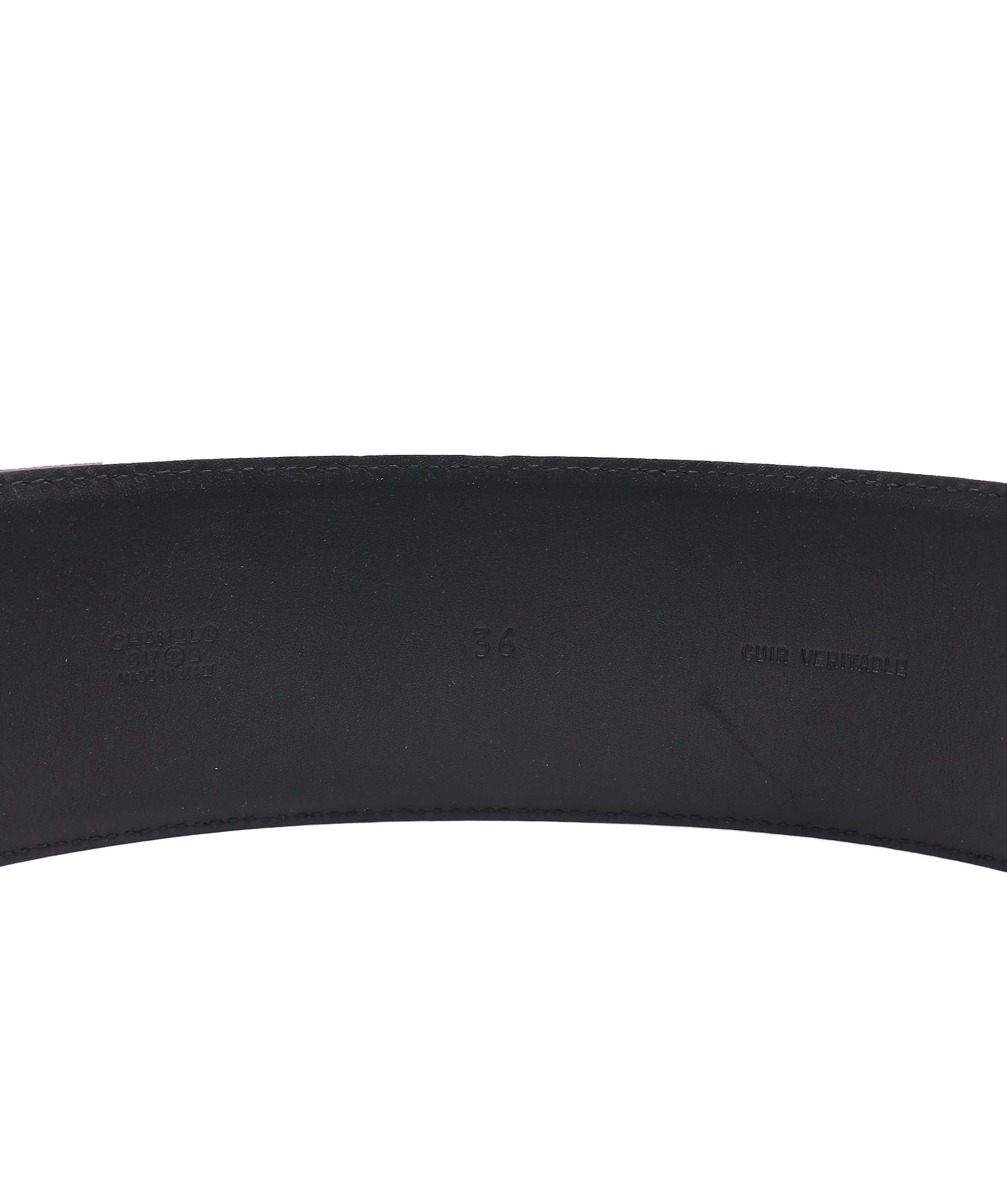 CHANEL "GABRIELLE" BELT BLACK ASC7312