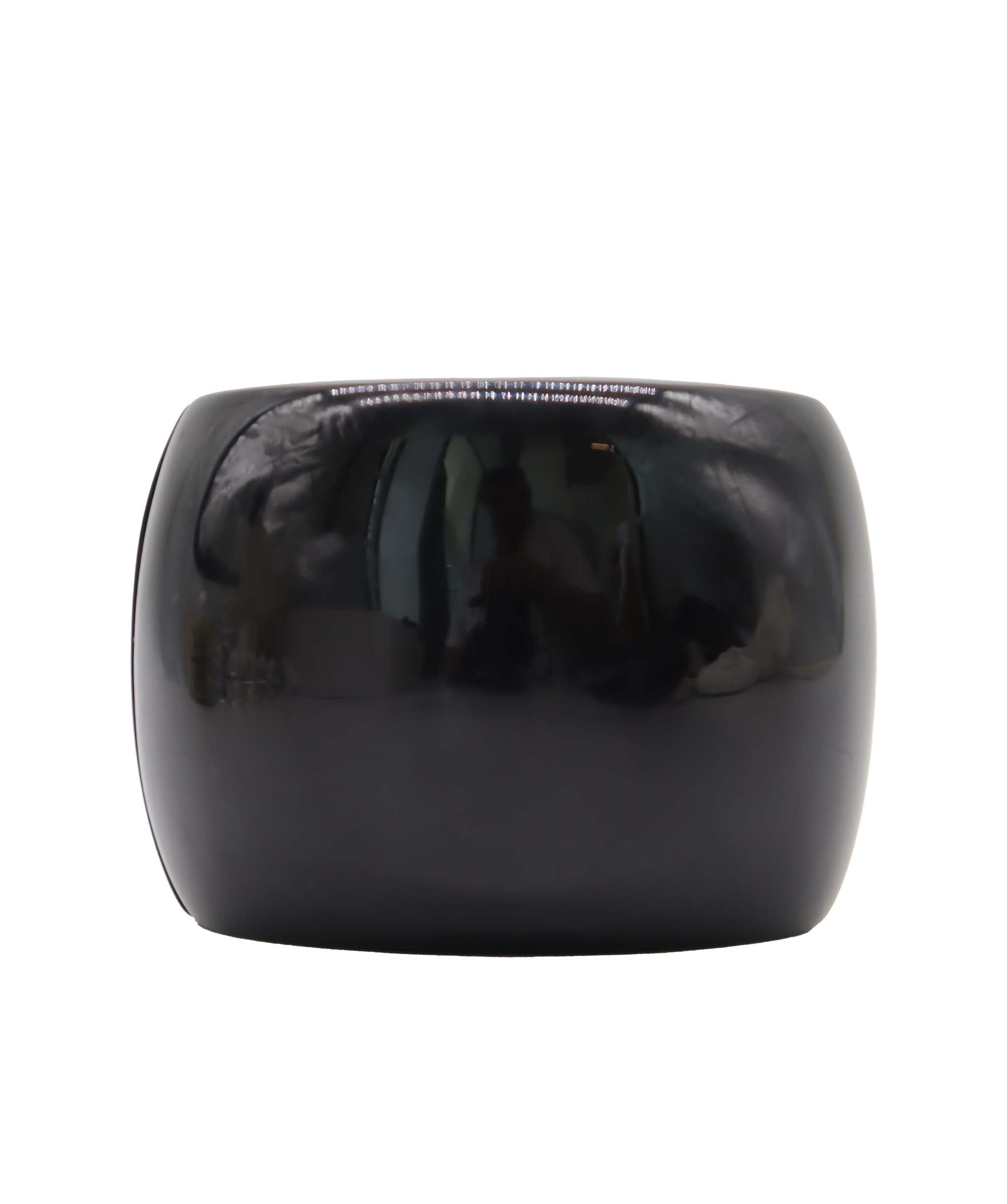 CHANEL BLACK RESIN CC CUFF BRACELET BLACK ASC7322