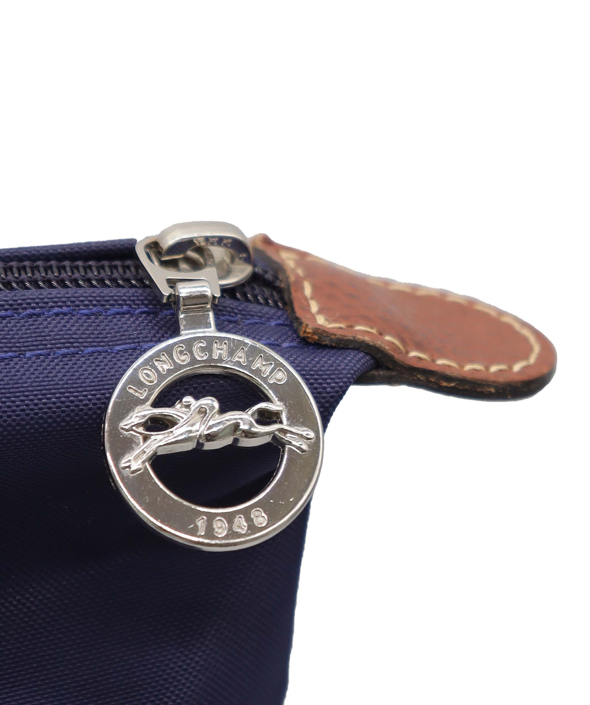 LUCKY LONGCHAMP LUCKY TOTE BAG NAVY BLUE  ASC7281