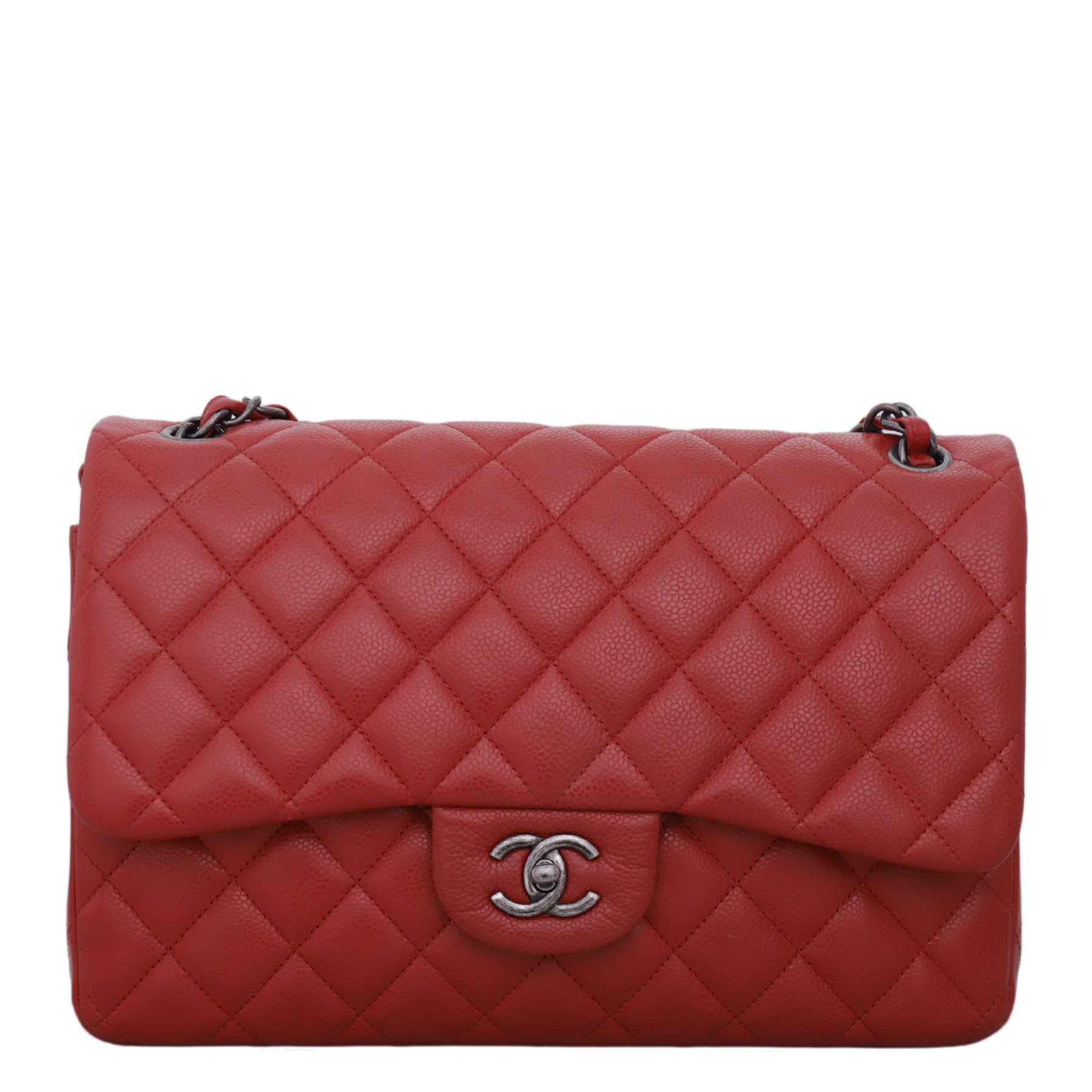 Chanel Caviar Jumbo Classic Double Flap Bag CHA11185B