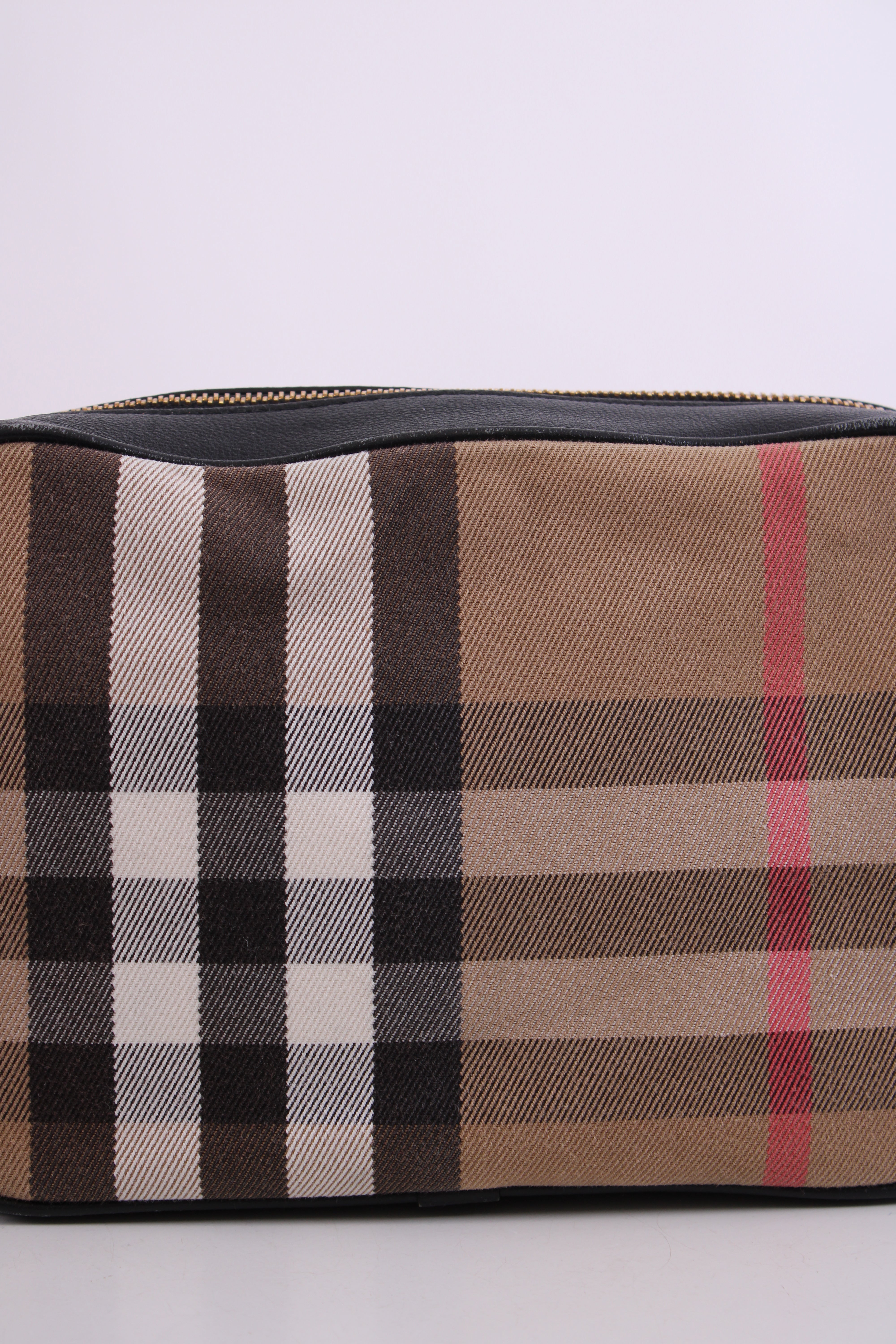 Burberry Check Camera Crossbody Bag