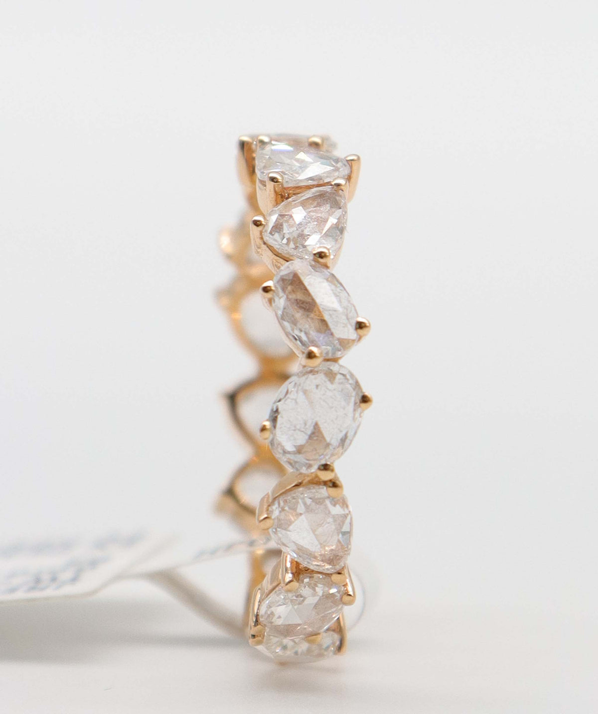 2.13ct EX WH PEAR ROSE CUT EX WH OVAL ROSE CUT R2558