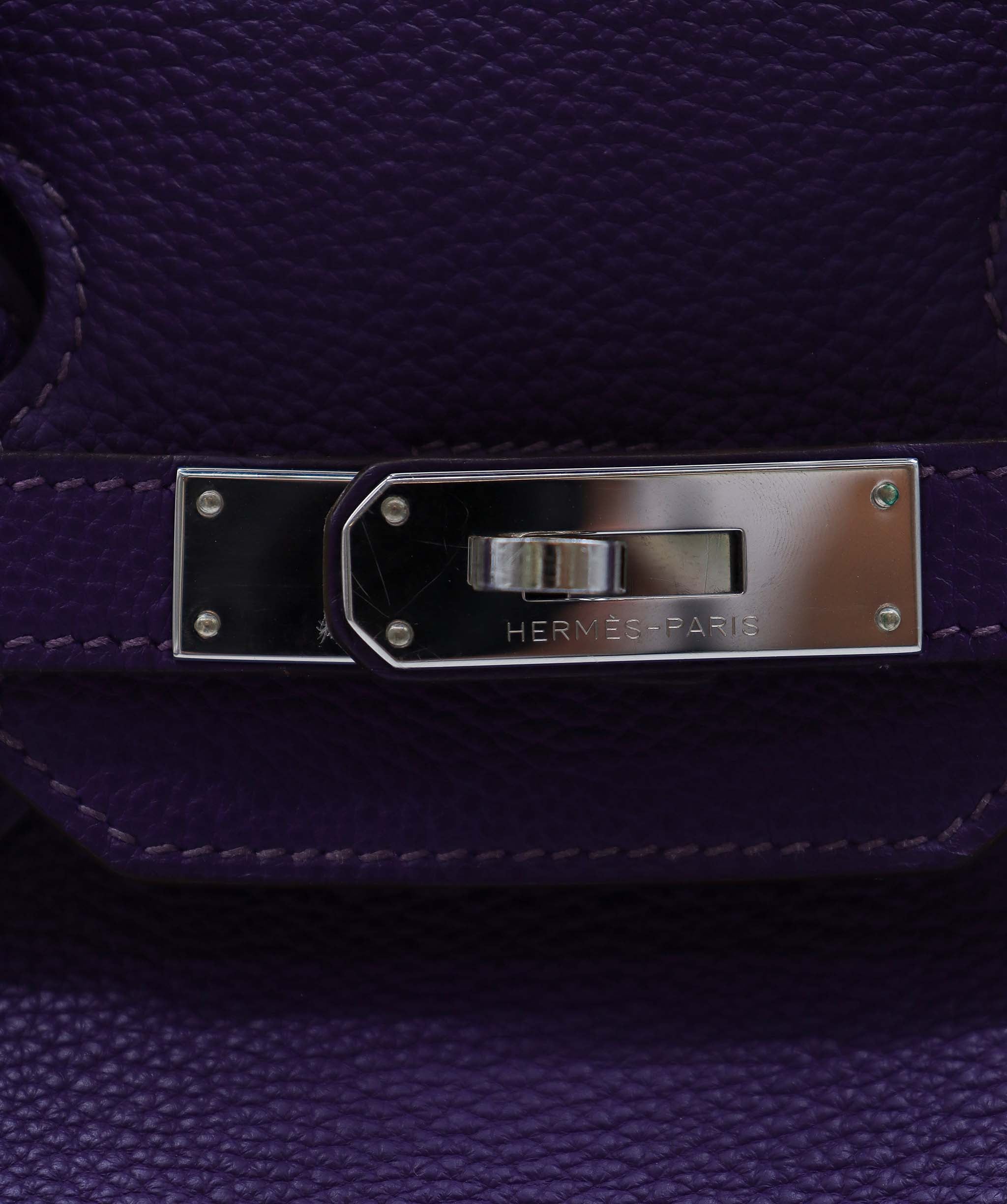 Hermes Birkin 35 Ultraviolet Togo PHW #N 90251998