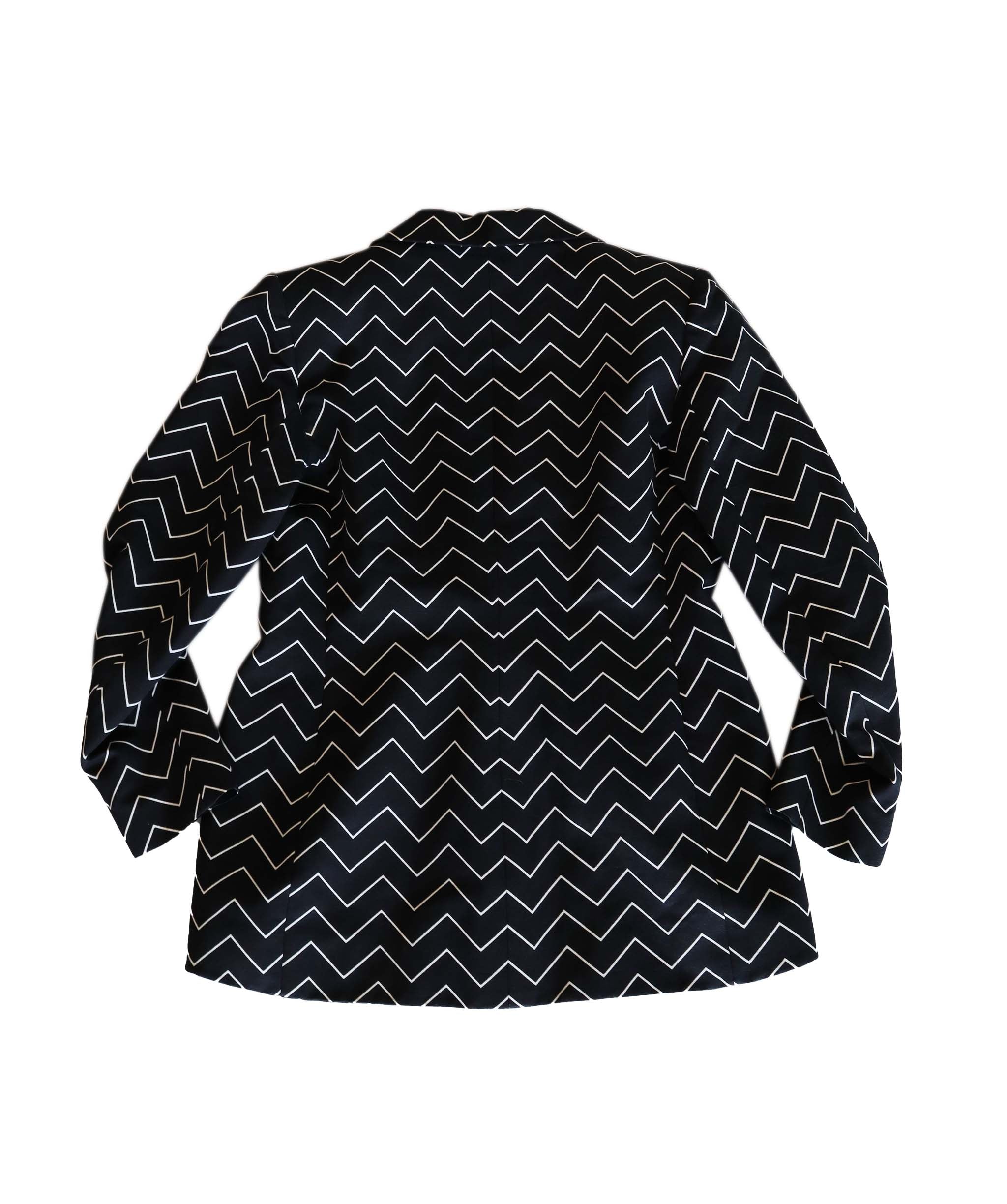 Yves Saint Laurent Zigzag Cotton Jacket - AGC1835