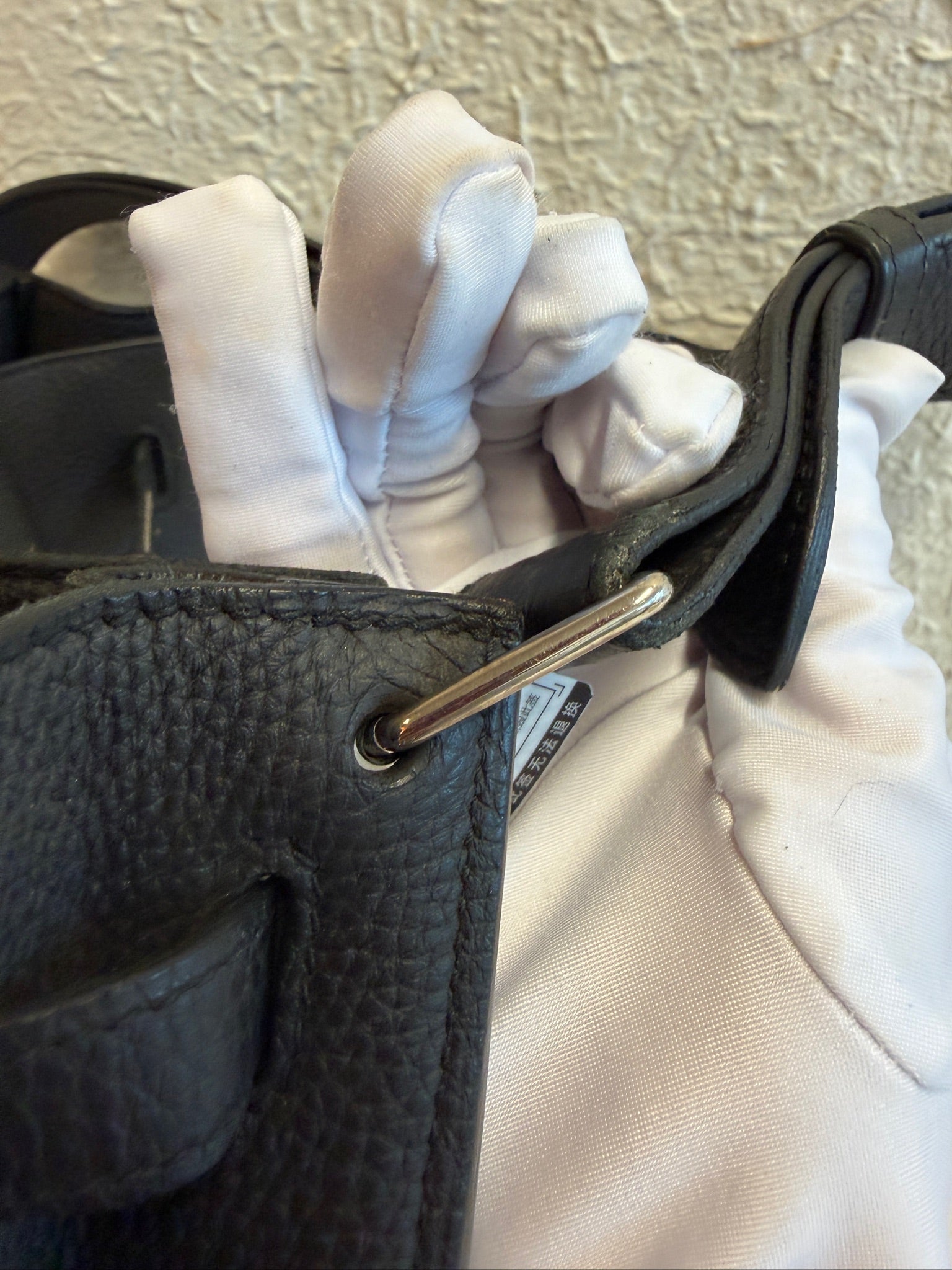 Hermès So Kelly 22 Noir PHW Togo Leather - Square O Stamp