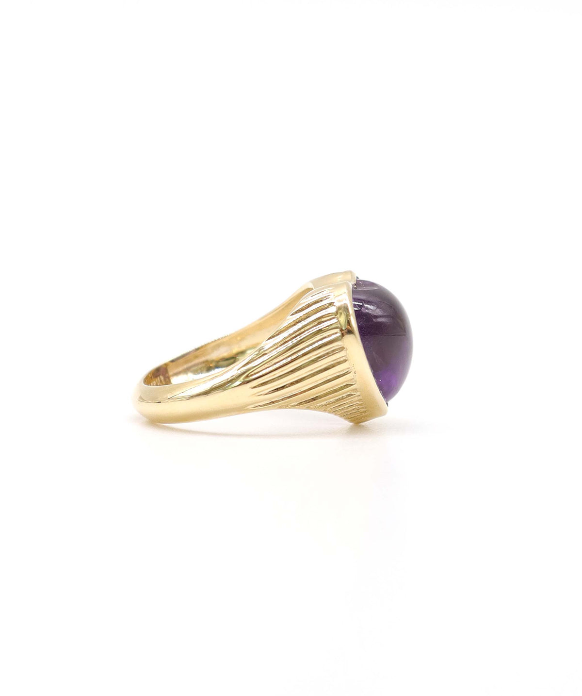 The power Heart amethyst Cabs Ring DXBS6859 silver