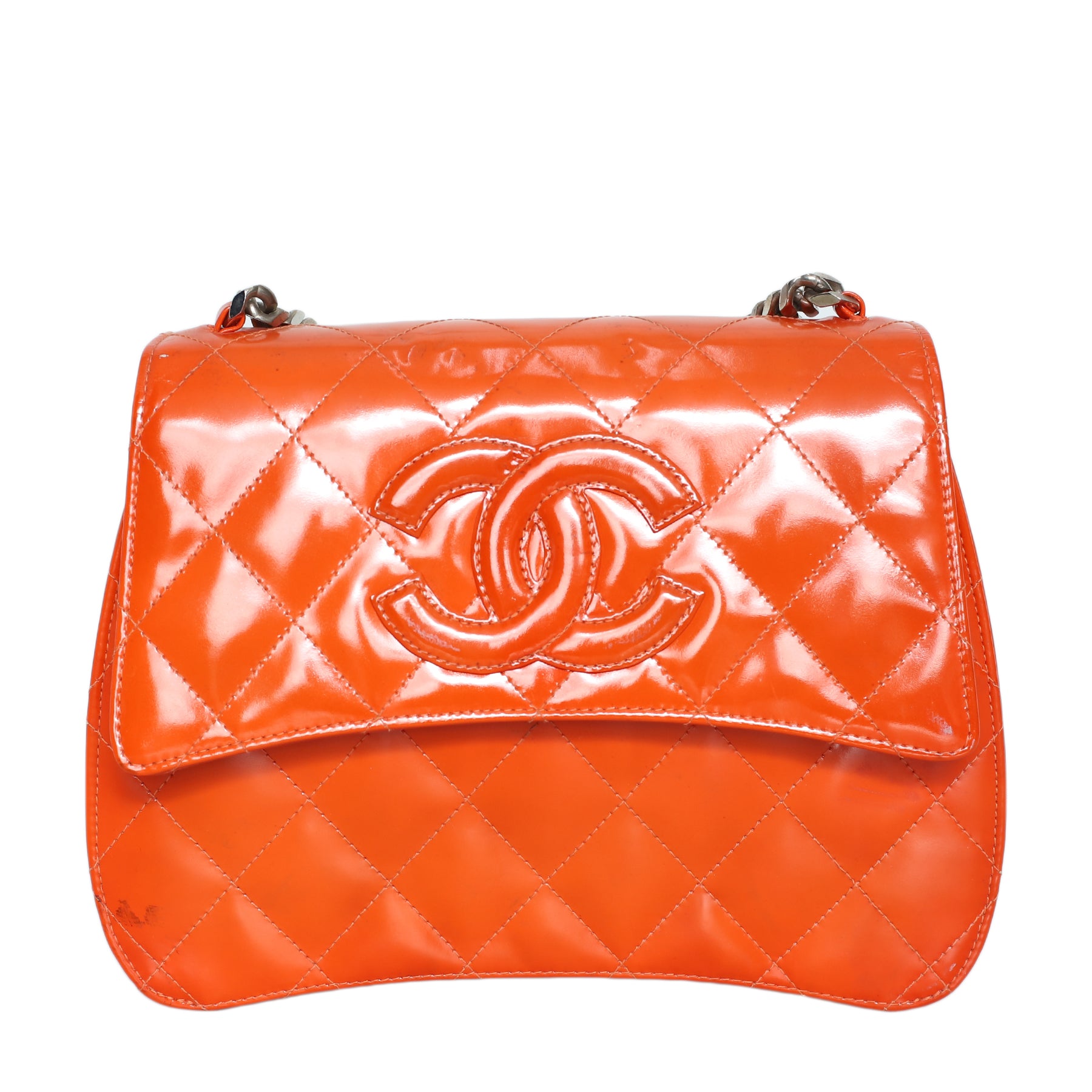 Chanel Vintage Quilted Chain Top Handle Bag CHA11836B