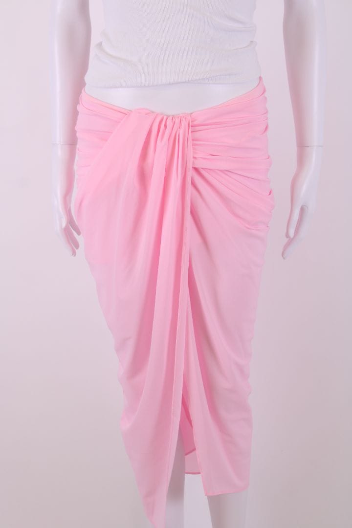 Jacquemus Draped Skirt Pink 8