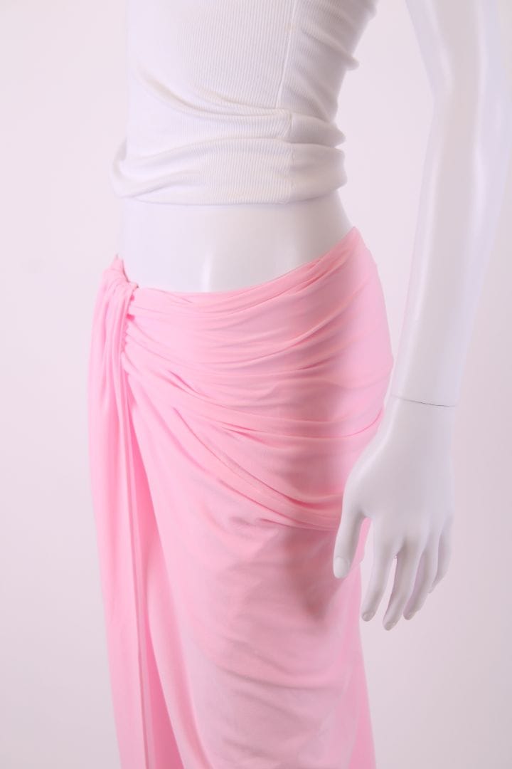 Jacquemus Draped Skirt Pink 8