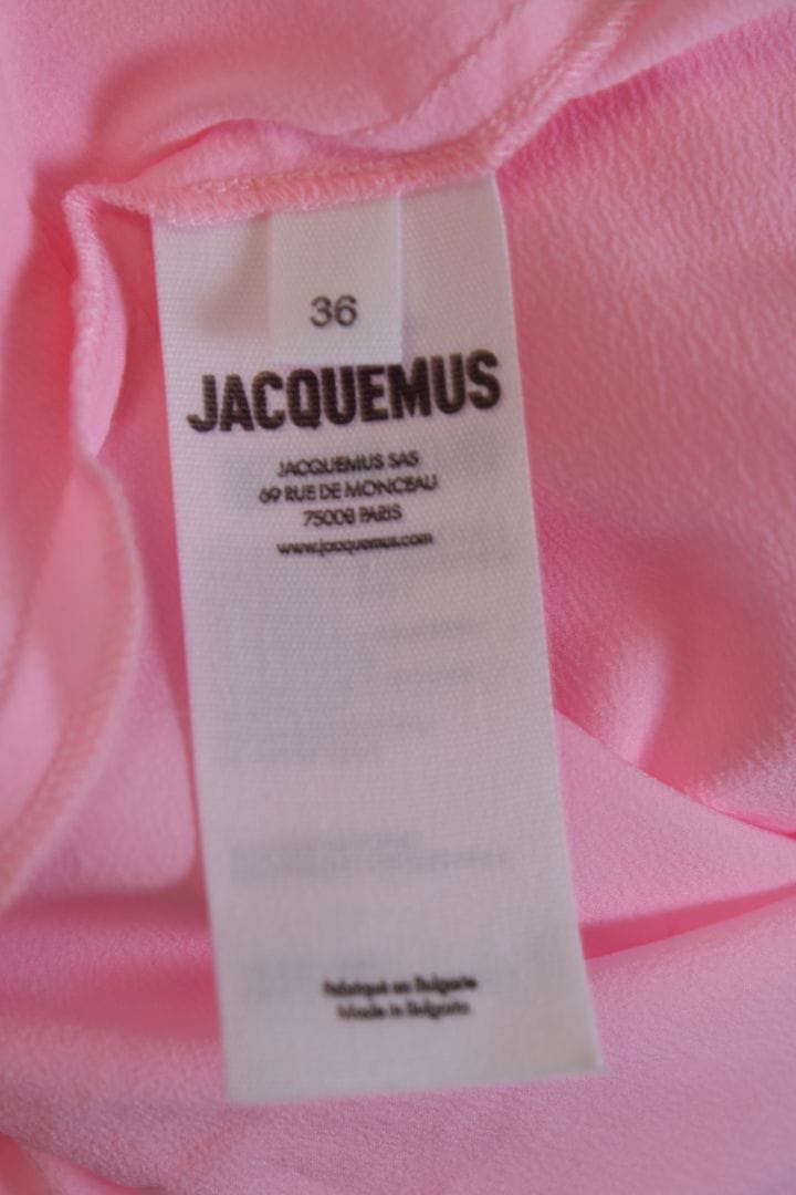 Jacquemus Draped Skirt Pink 8