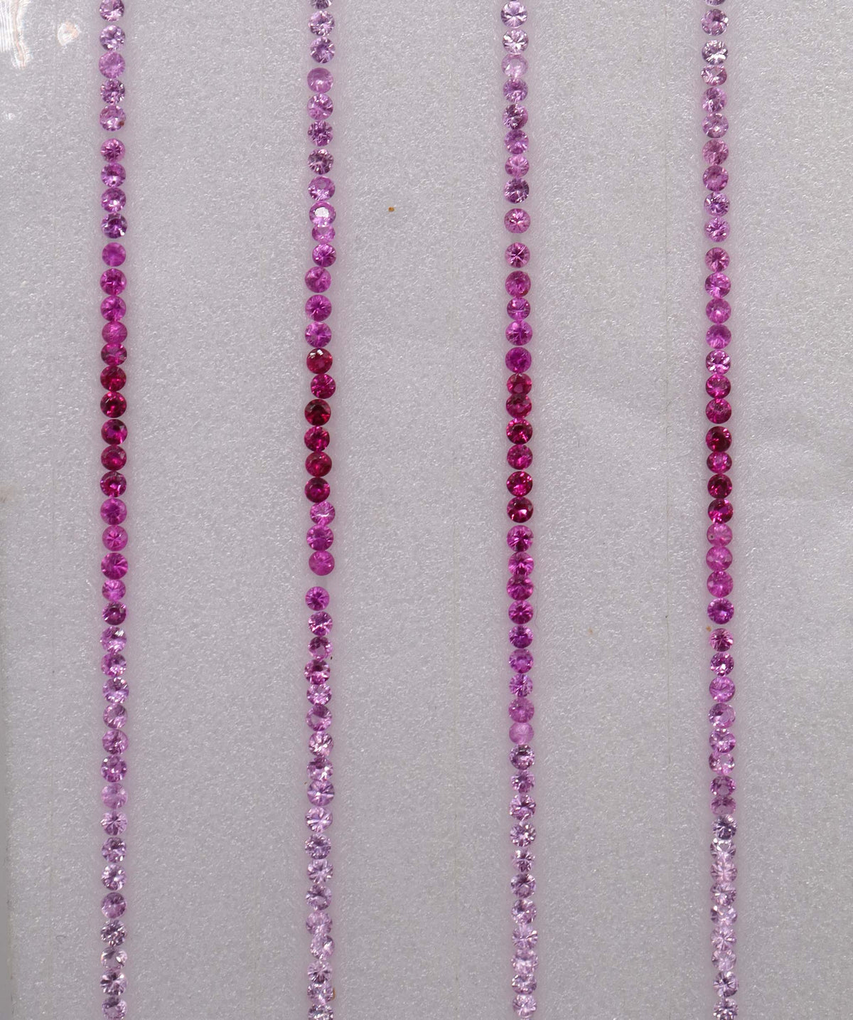 Pink Sapphire & Ruby 1.50 Round Line DXBS6834