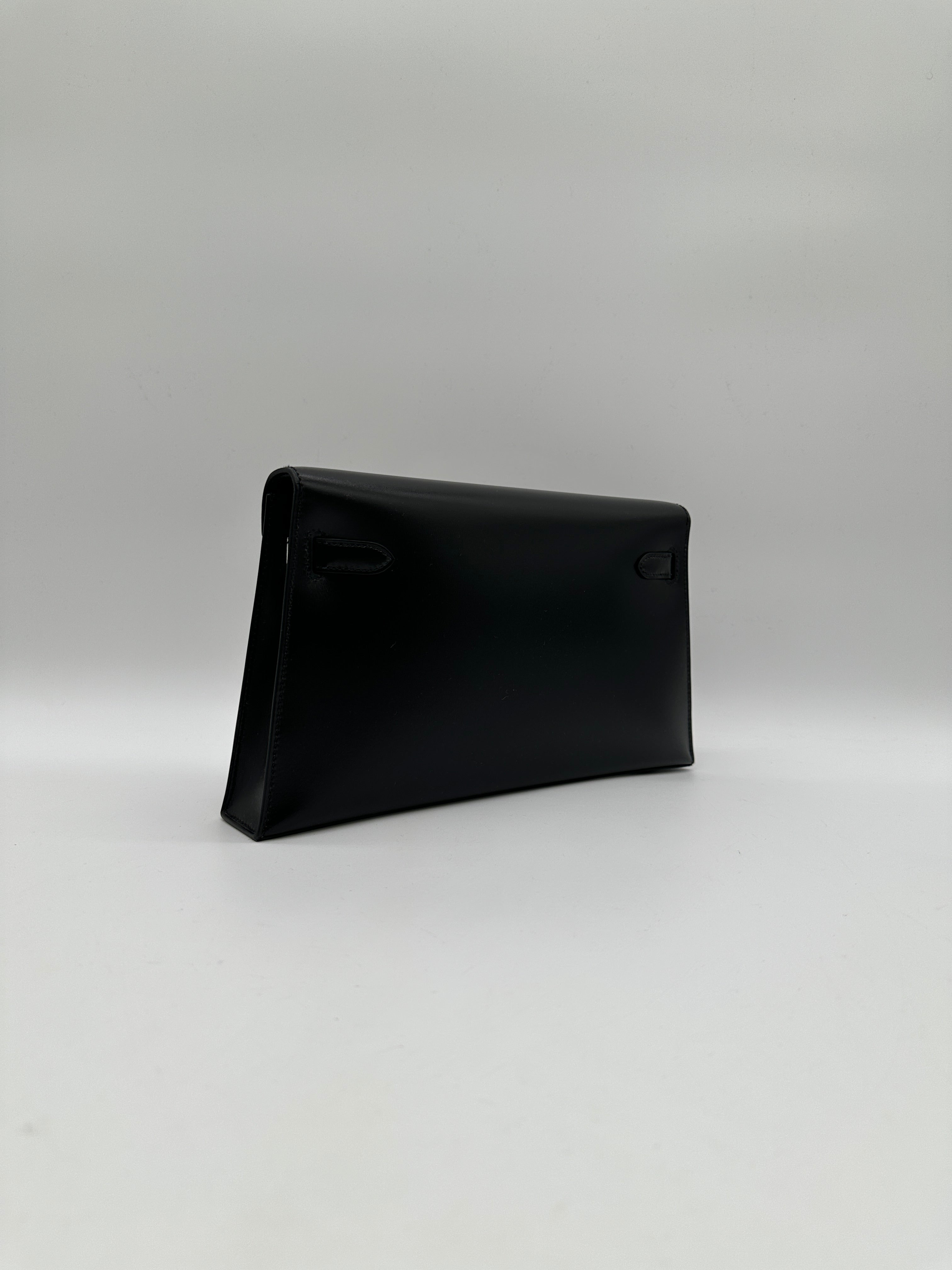 Hermès Kelly Elan Black Box Gold Hardware