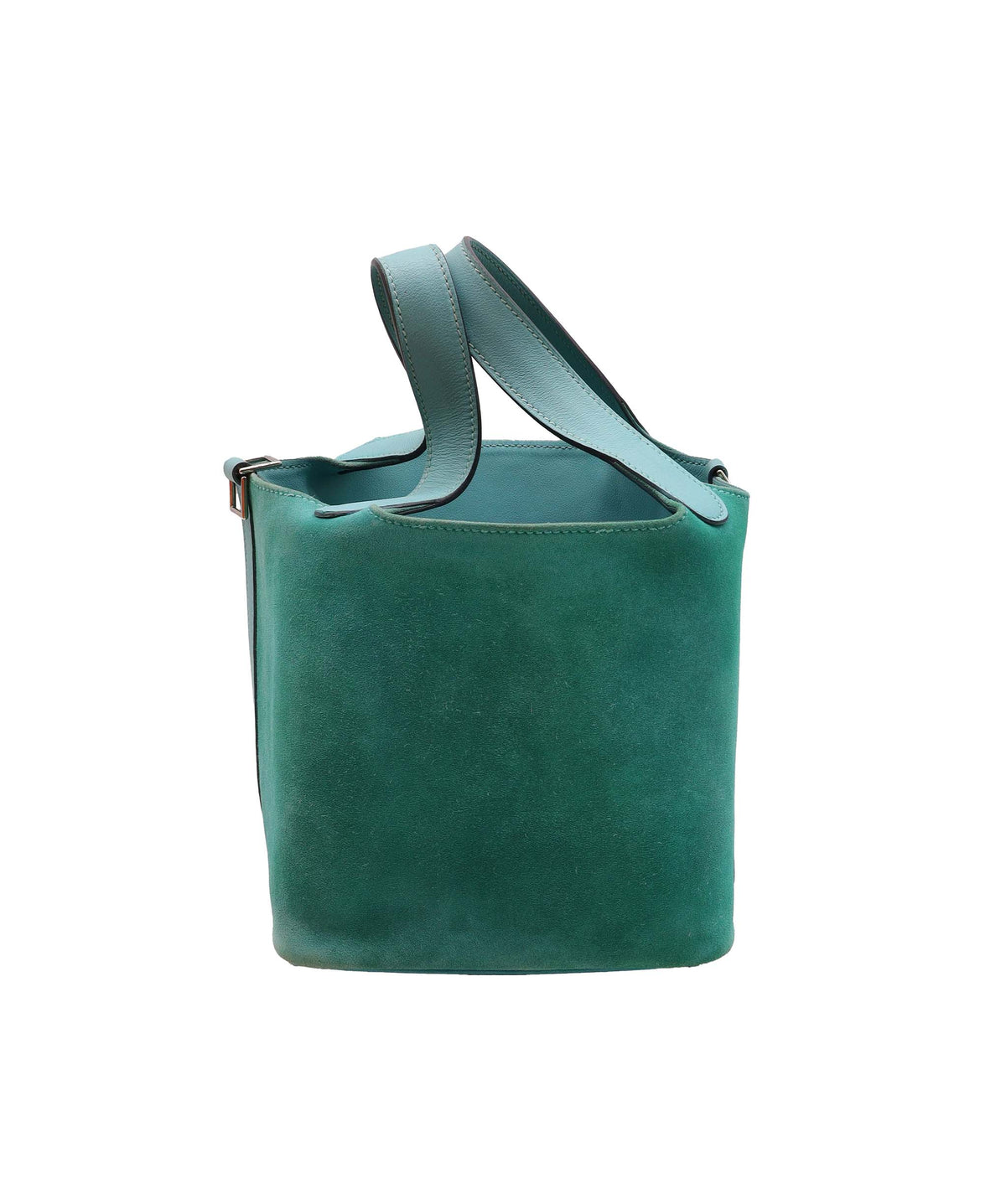 Hermès Picotin 18 Blue Turquoise with Palladium Hardware AGC3886