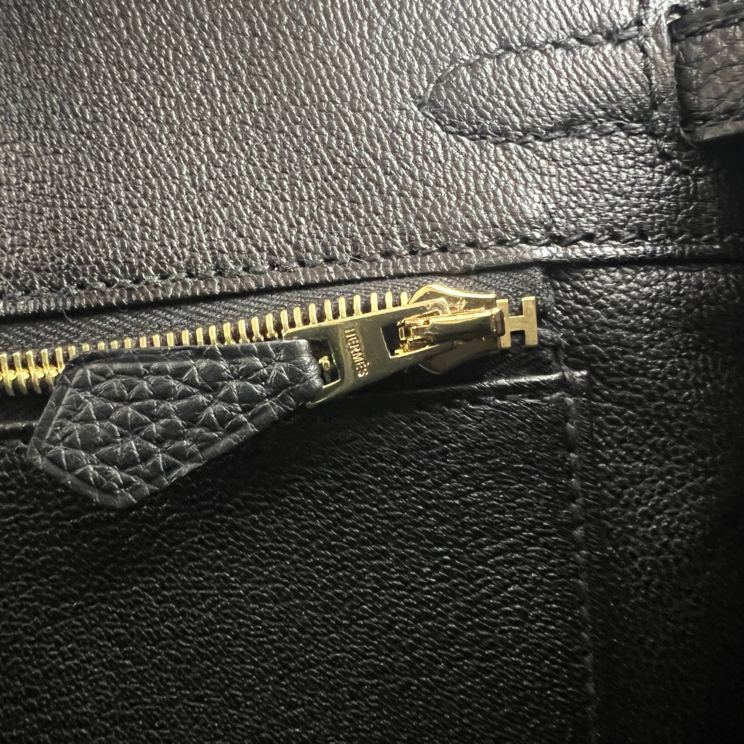 Birkin25 Black Togo GHW K B-332419