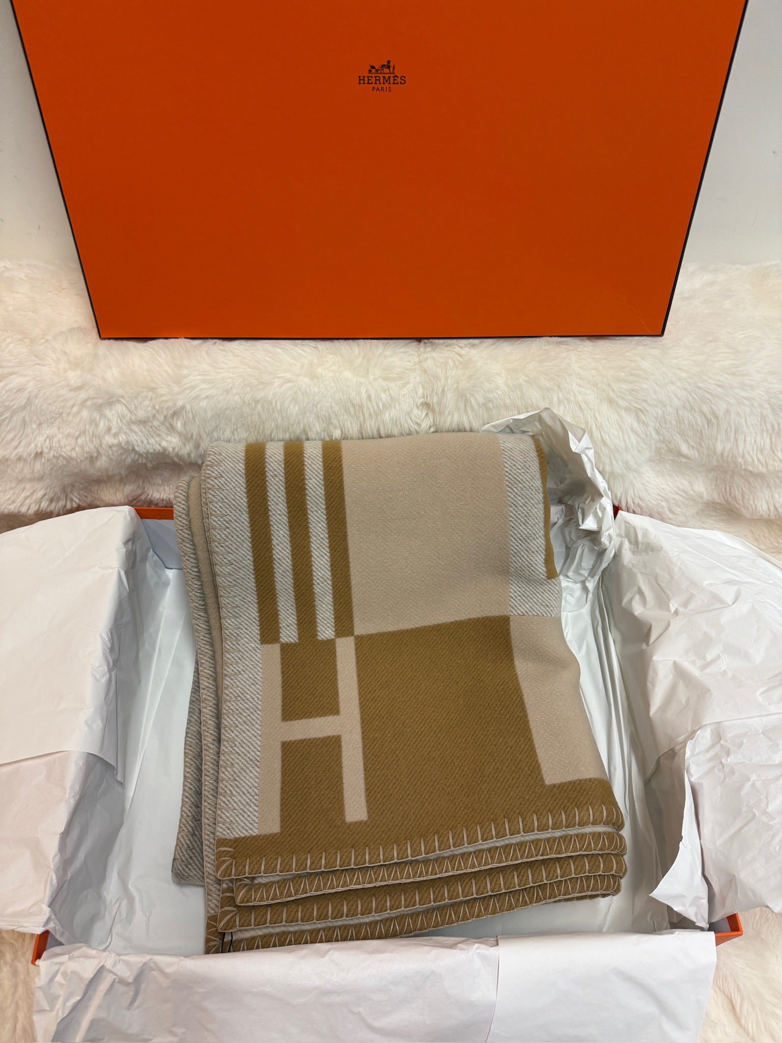 Hermes Blanket-Avalon III Jete de Canapé