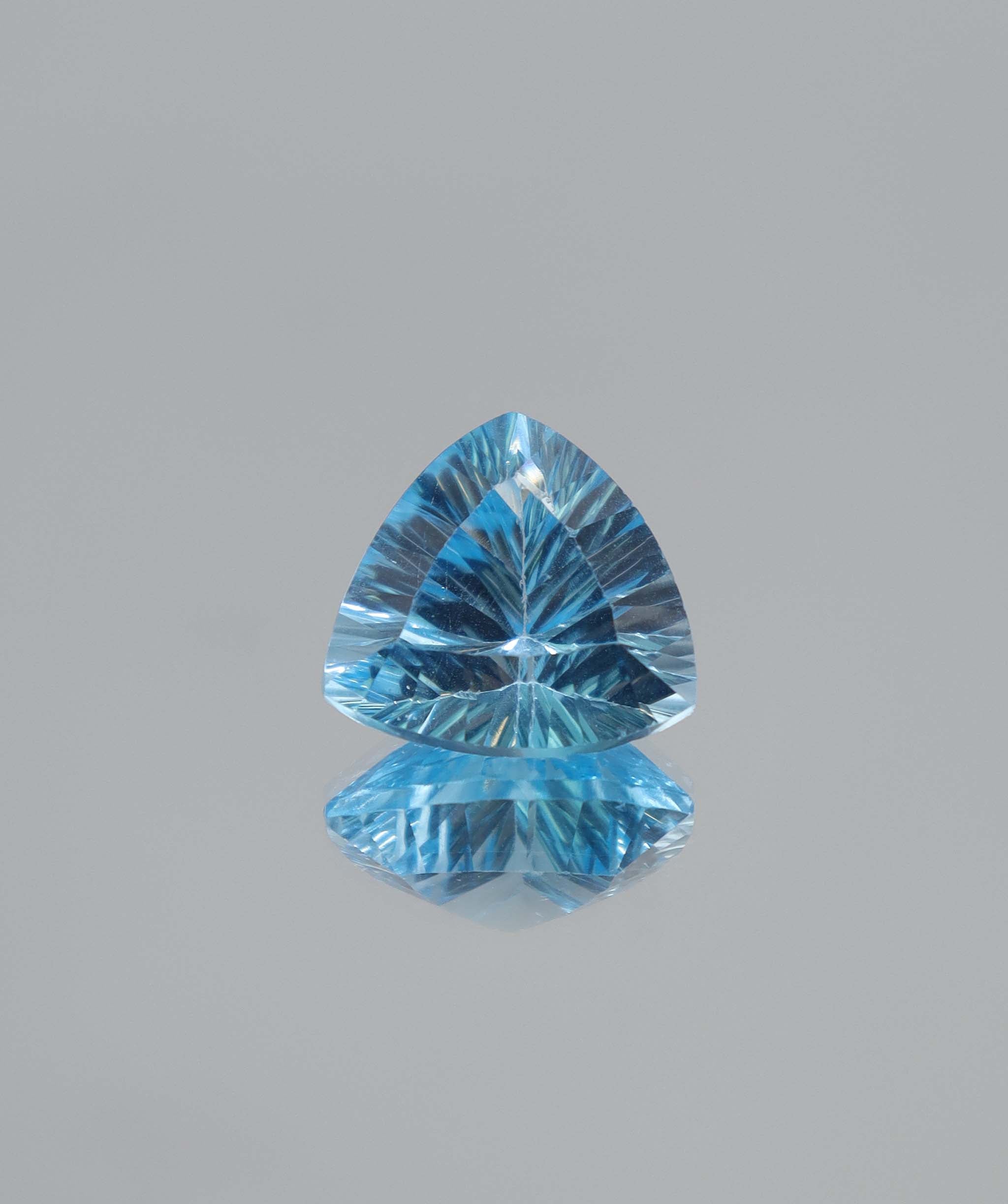 12.20ct Blue Topaz Fantasy Trillion  DXBCS5107