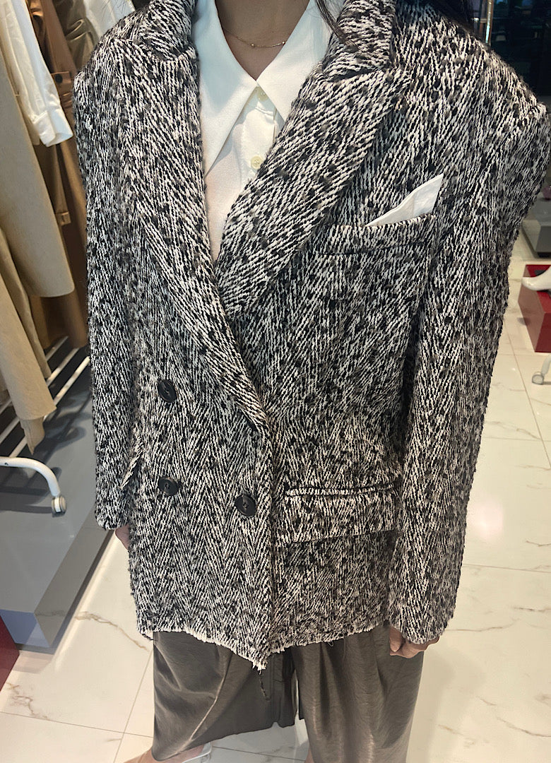 OVERSIZED BLAZER ( السترة)  “MOON”