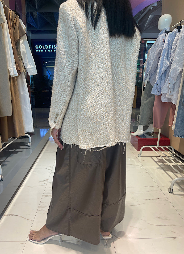 OVERSIZED BLAZER ( السترة)  “MOON”