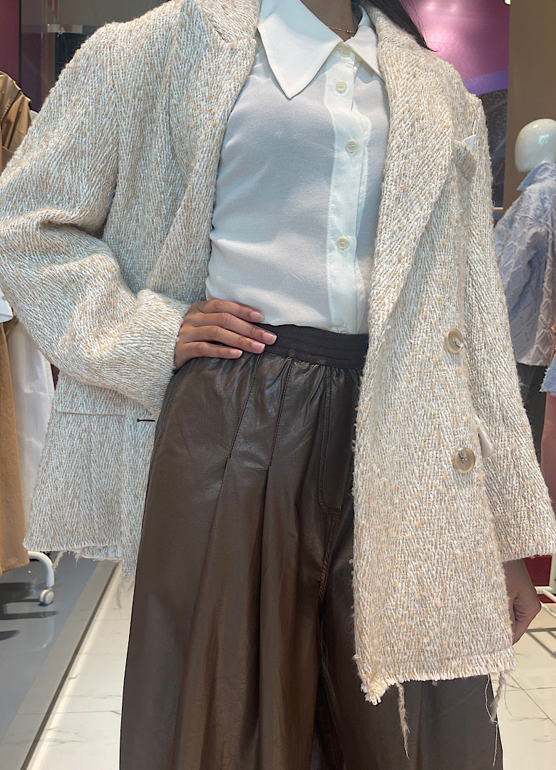 OVERSIZED BLAZER ( السترة)  “MOON”