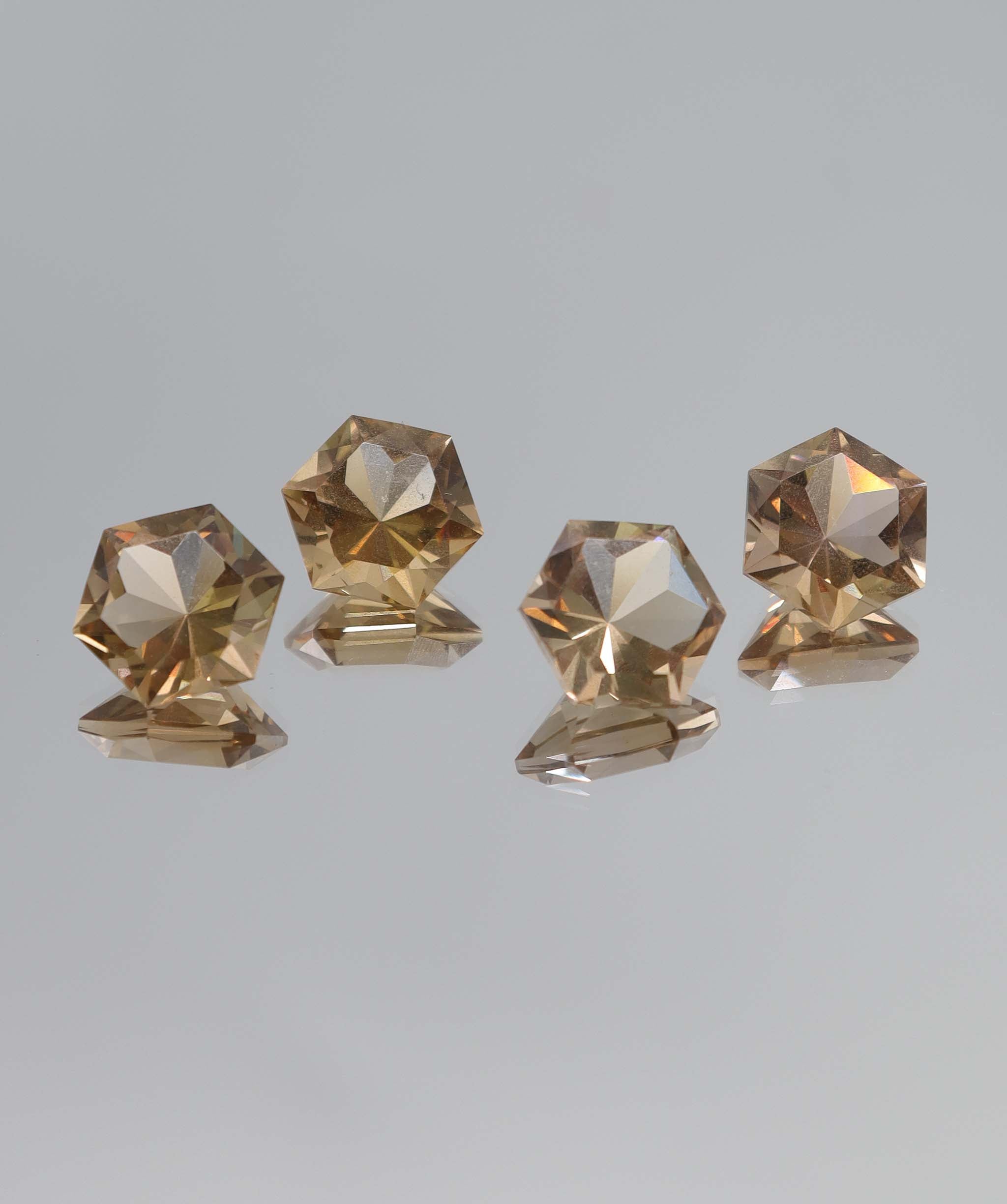 6.70ct Honey Quartz Hexagon DXBCS5122