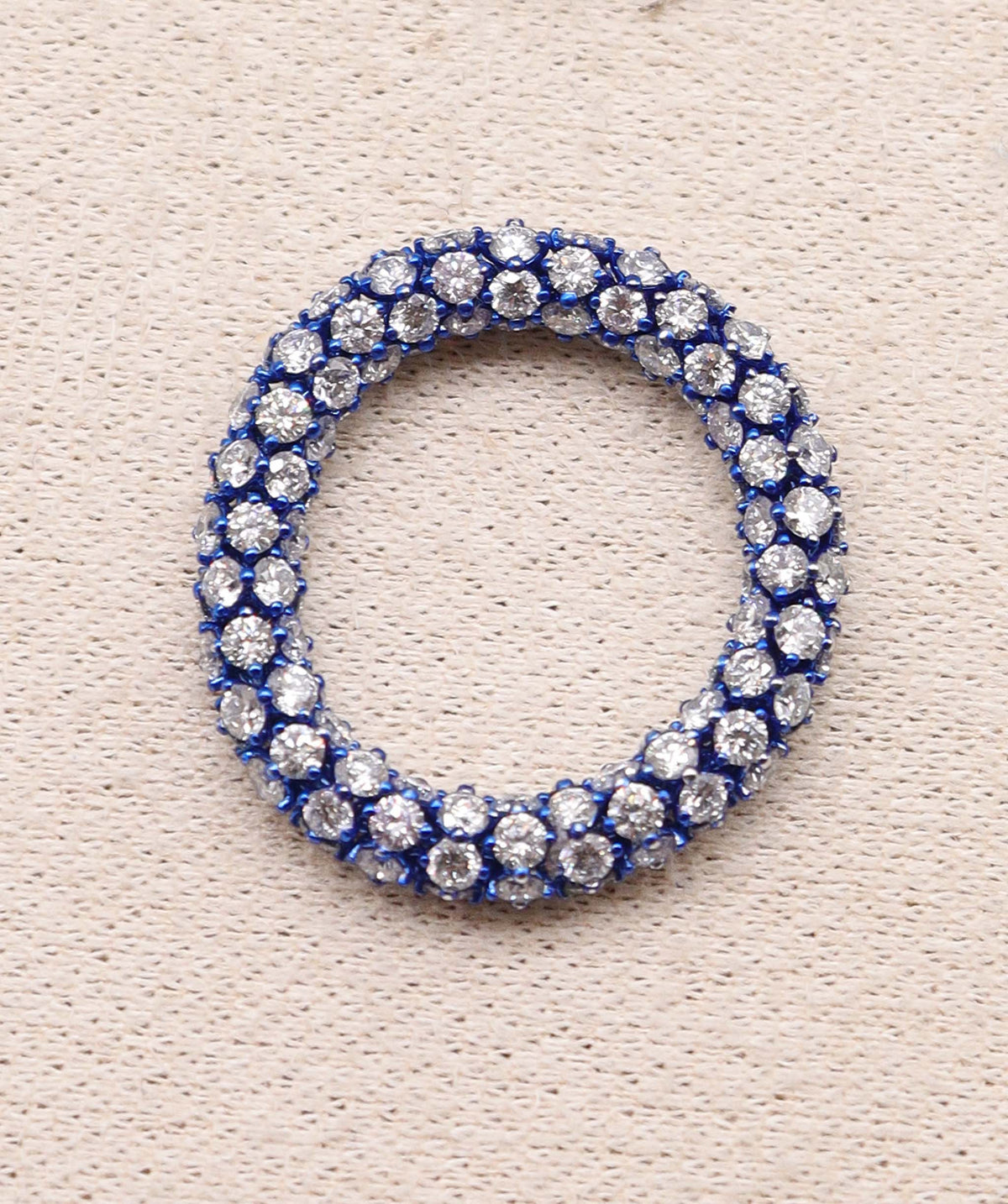 4.49ct Diamond Rope Ring SPG018