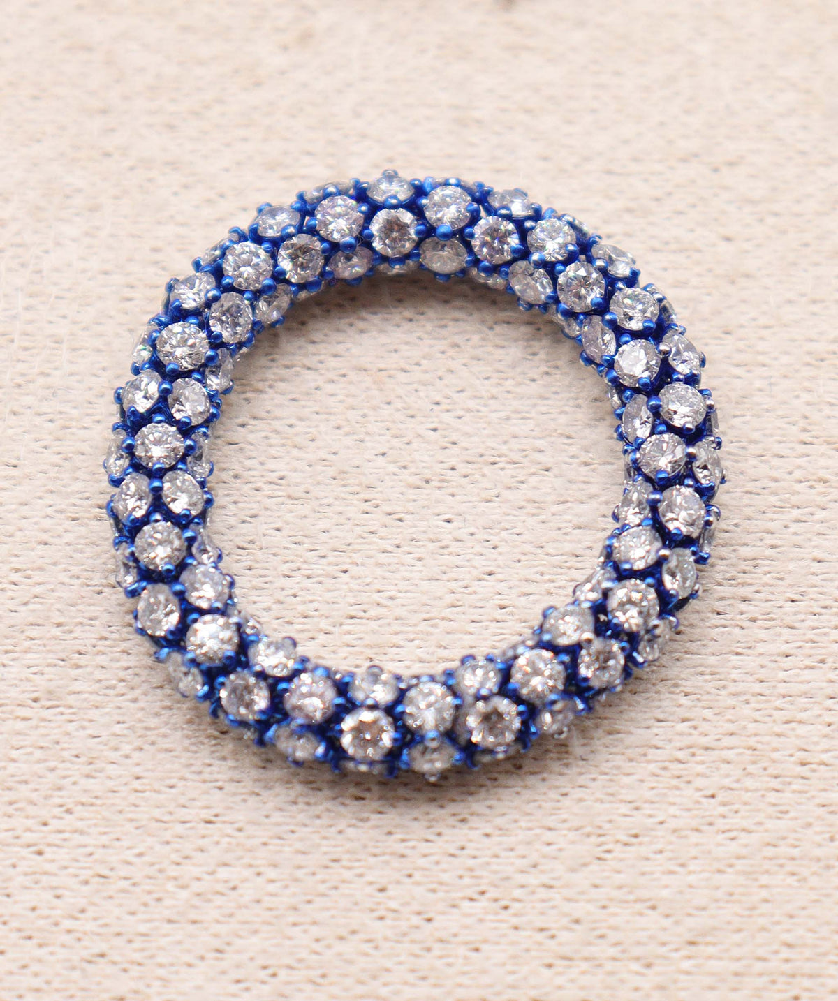 4.49ct Diamond Rope Ring SPG018