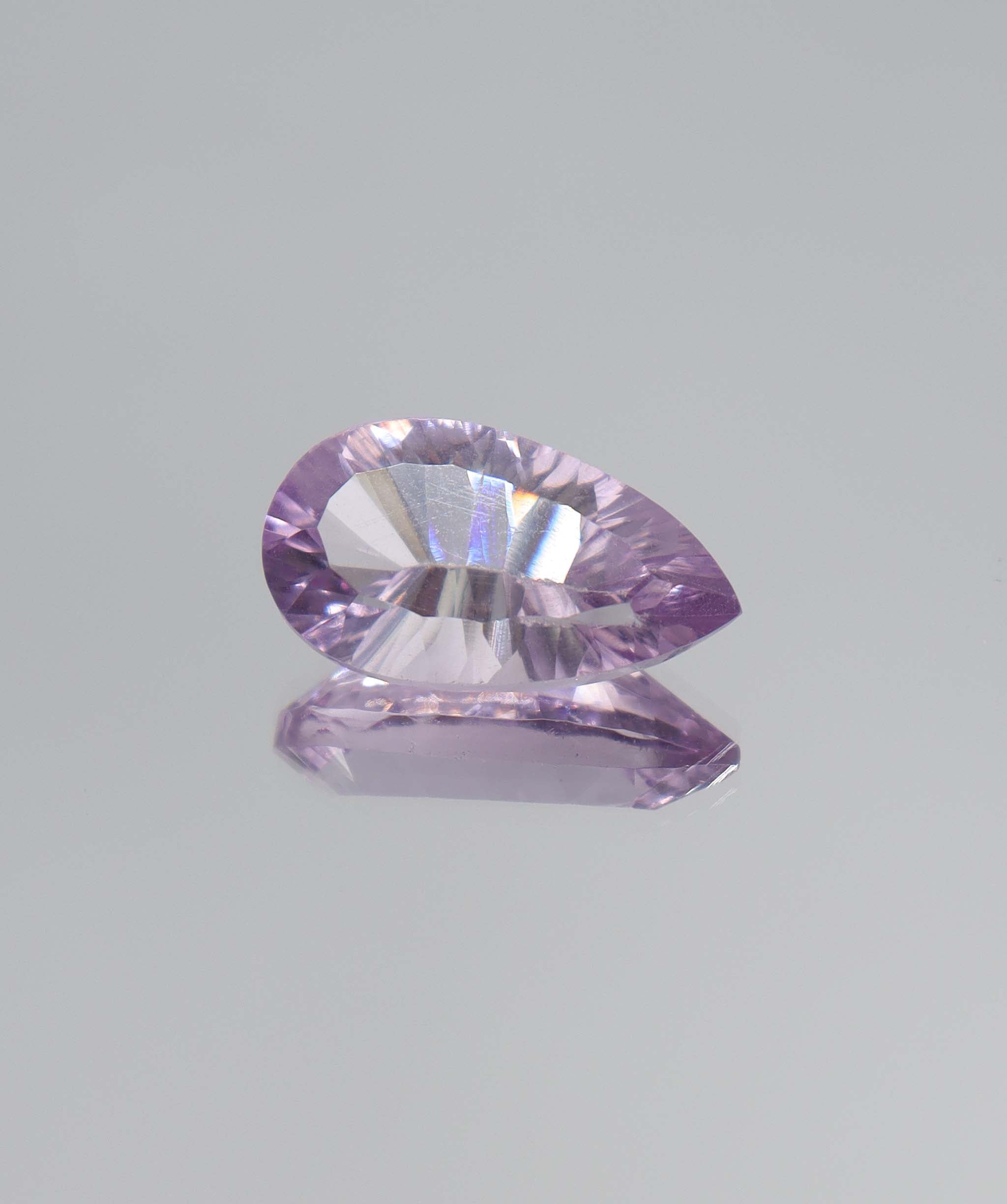 9.09ct Fantasy Pear Lavender Amethyst  DXBCS5102