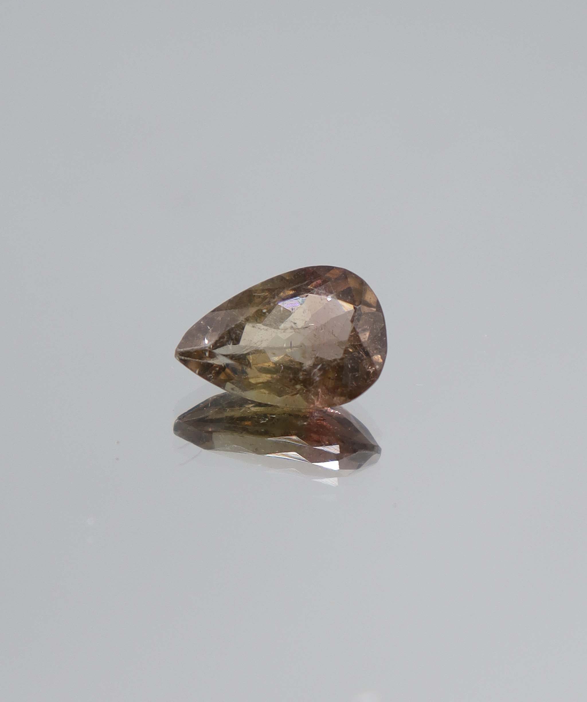 2.82ct Chocolate Tourmaline Pear DXBCS5276