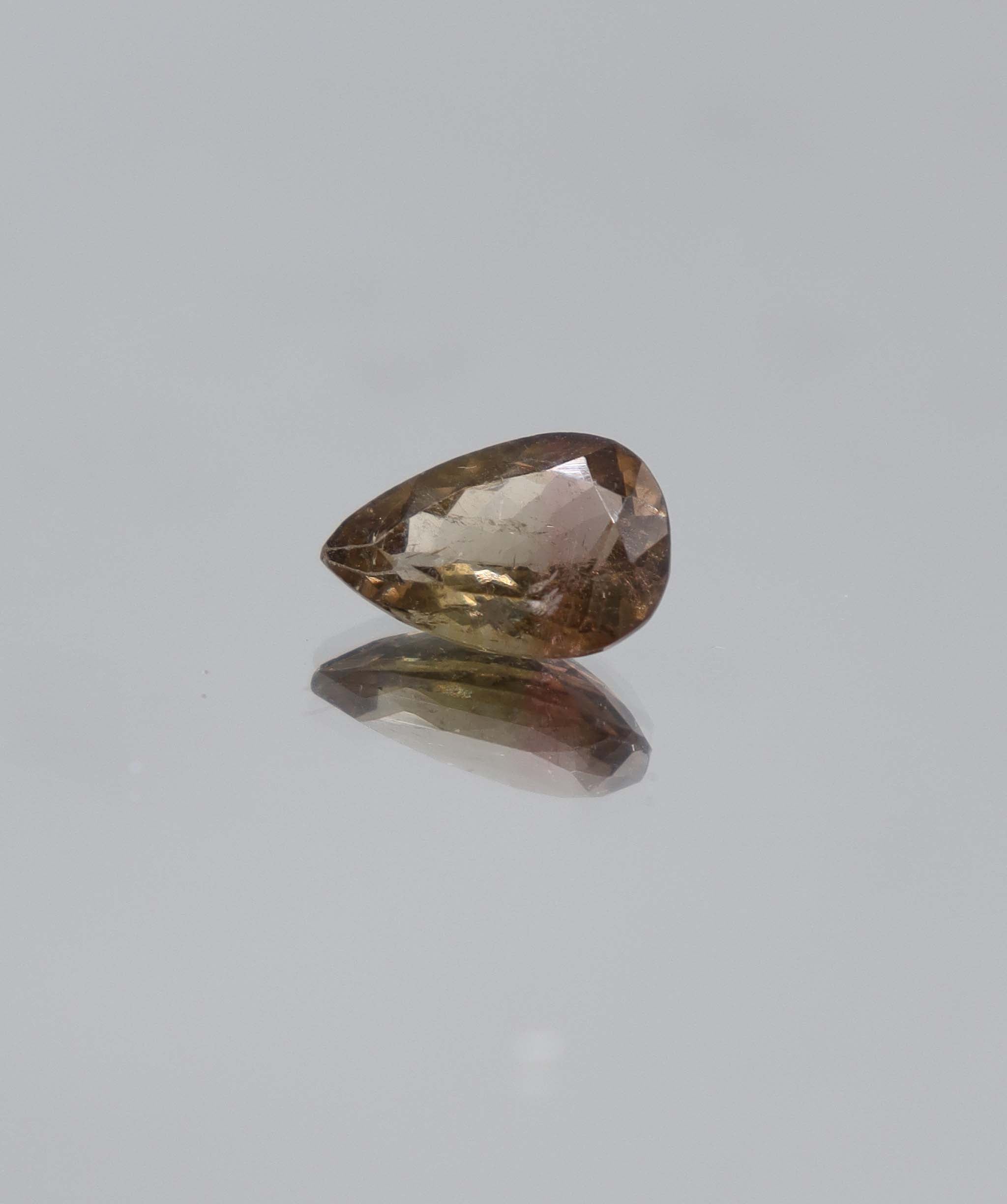 2.82ct Chocolate Tourmaline Pear DXBCS5276