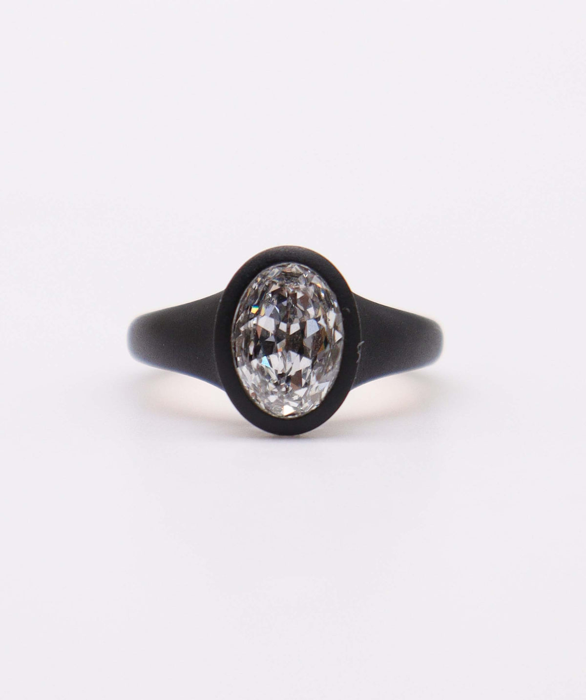 1.2ct Black Titanium Ring SPG023