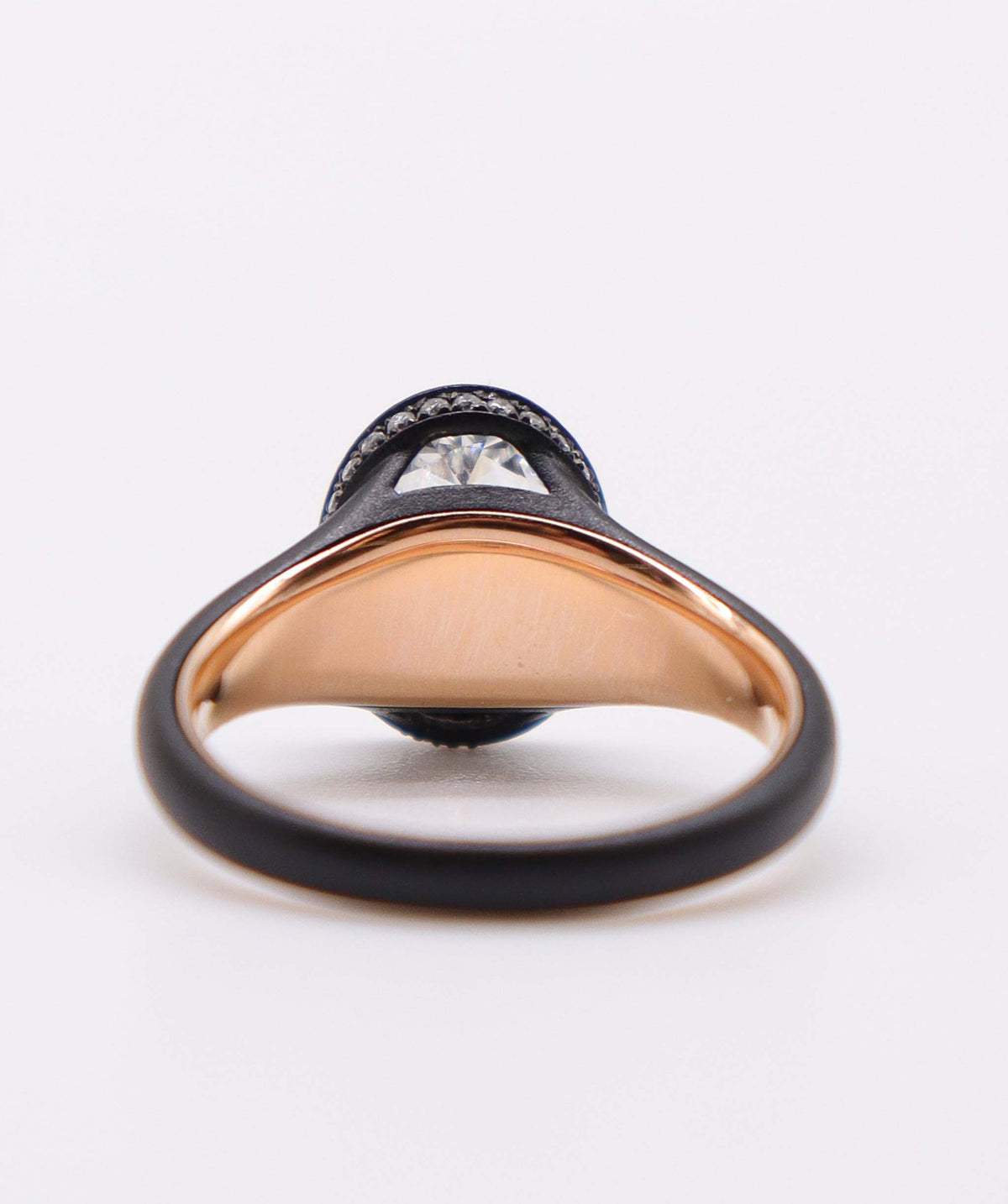 1.2ct Black Titanium Ring SPG023