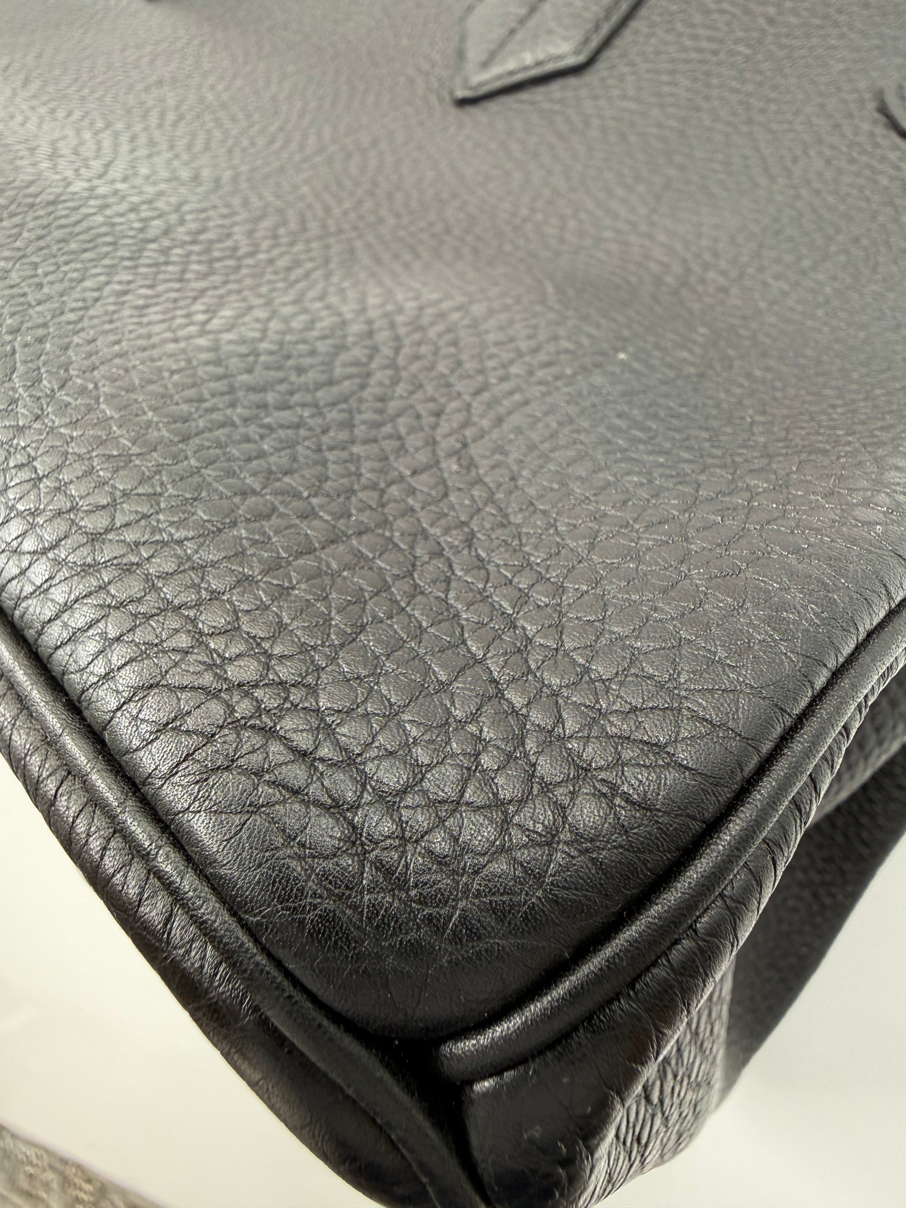 *LONDON LOCATED* PRELOVED HERMÈS JPG SHOULDER BIRKIN BLACK Togo Leather with Palladium Hardware