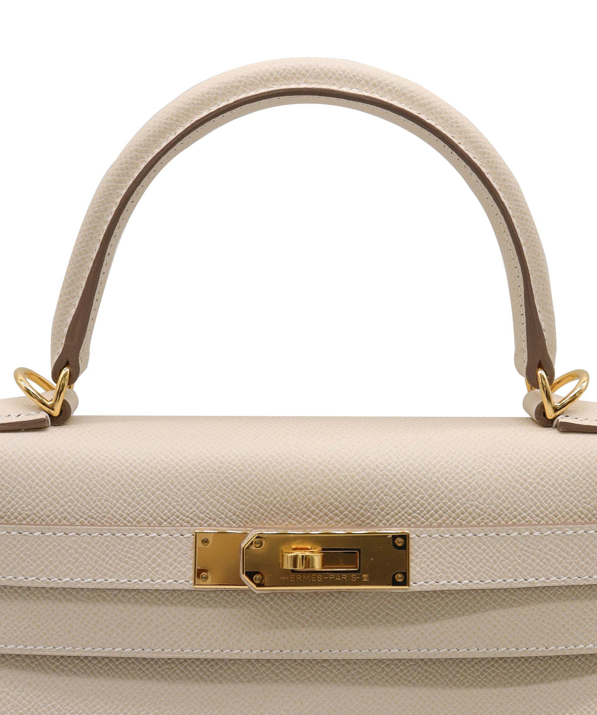 Hermes Kelly 28 Crae Epsom GHW  AGC4016