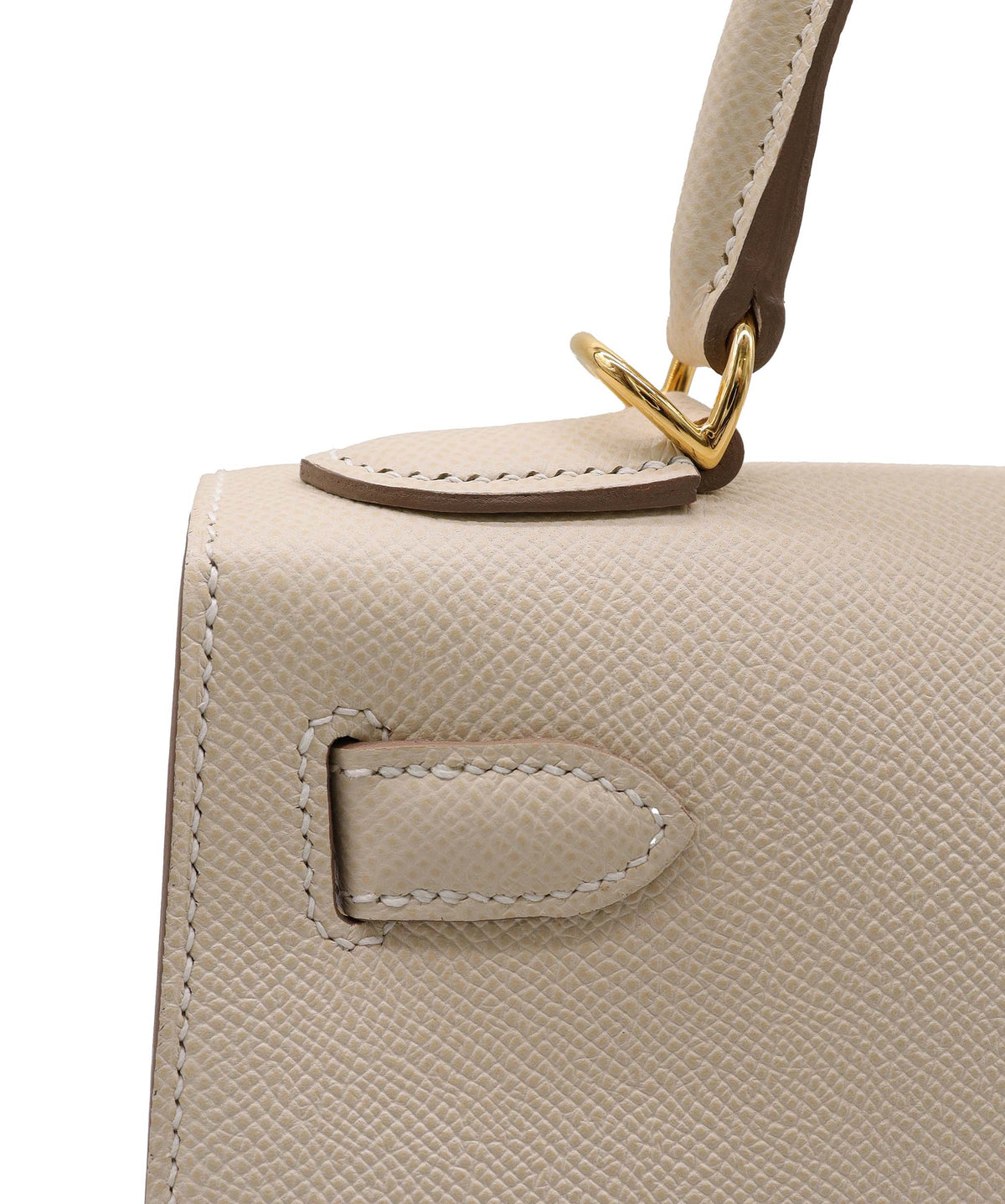 Hermes Kelly 28 Crae Epsom GHW  AGC4016