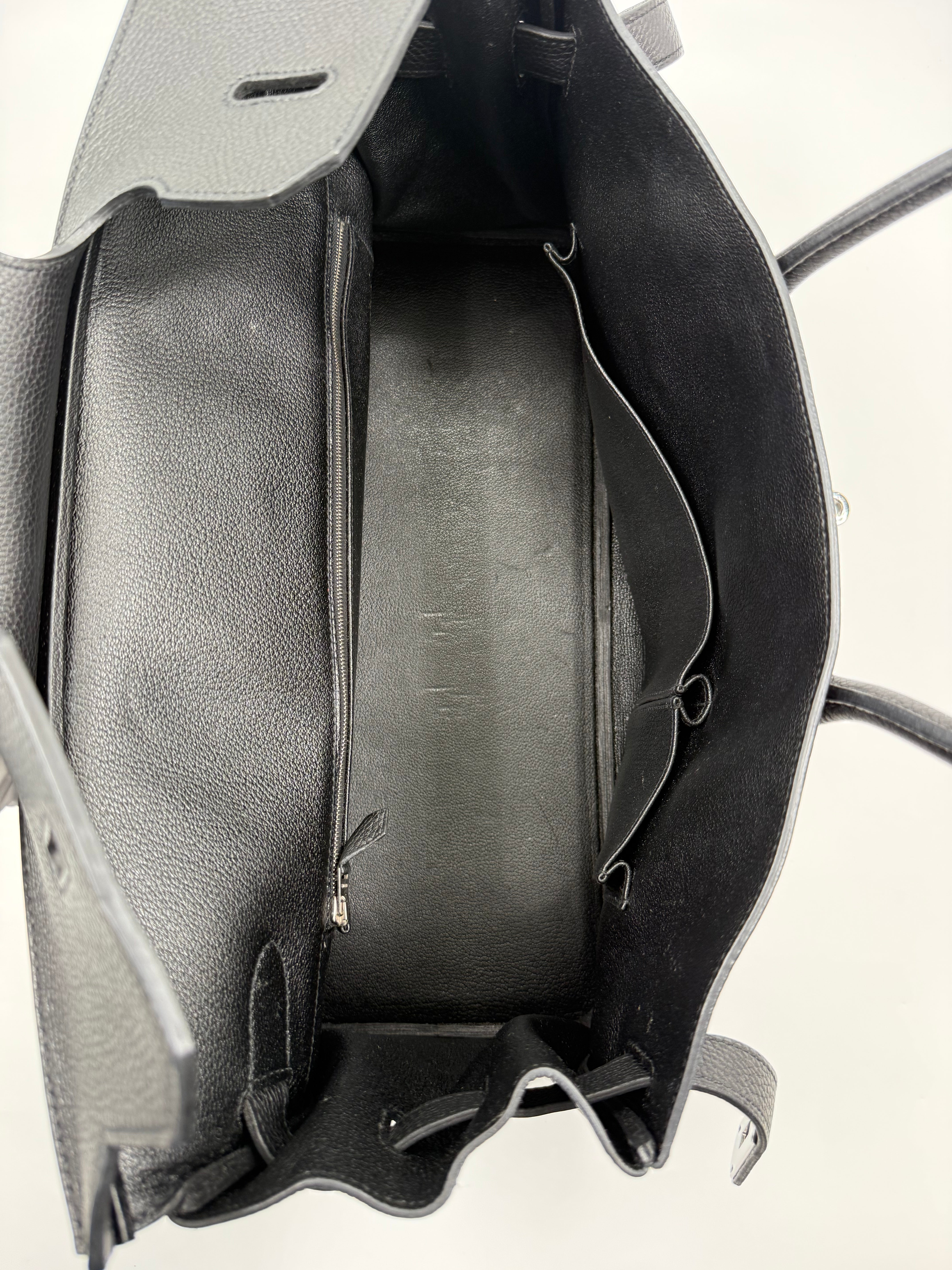 *LONDON LOCATED* PRELOVED HERMÈS JPG SHOULDER BIRKIN BLACK Togo Leather with Palladium Hardware