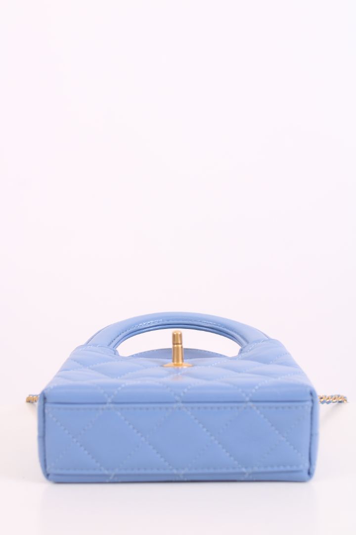 Chanel Micro Kelly Handbag Blue