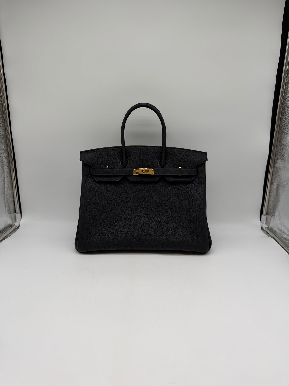 Hermès Birkin 35 Black Togo Gold Hardware